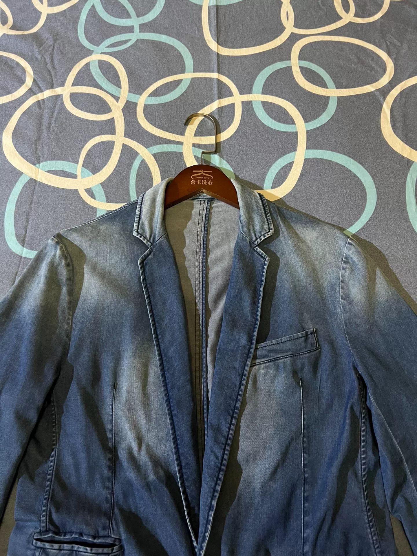 Dolce & Gabbana D&G Distressed Slim Single-Breasted Denim Blazer Size US L / EU 52-54 / 3 - 2 Thumbnail