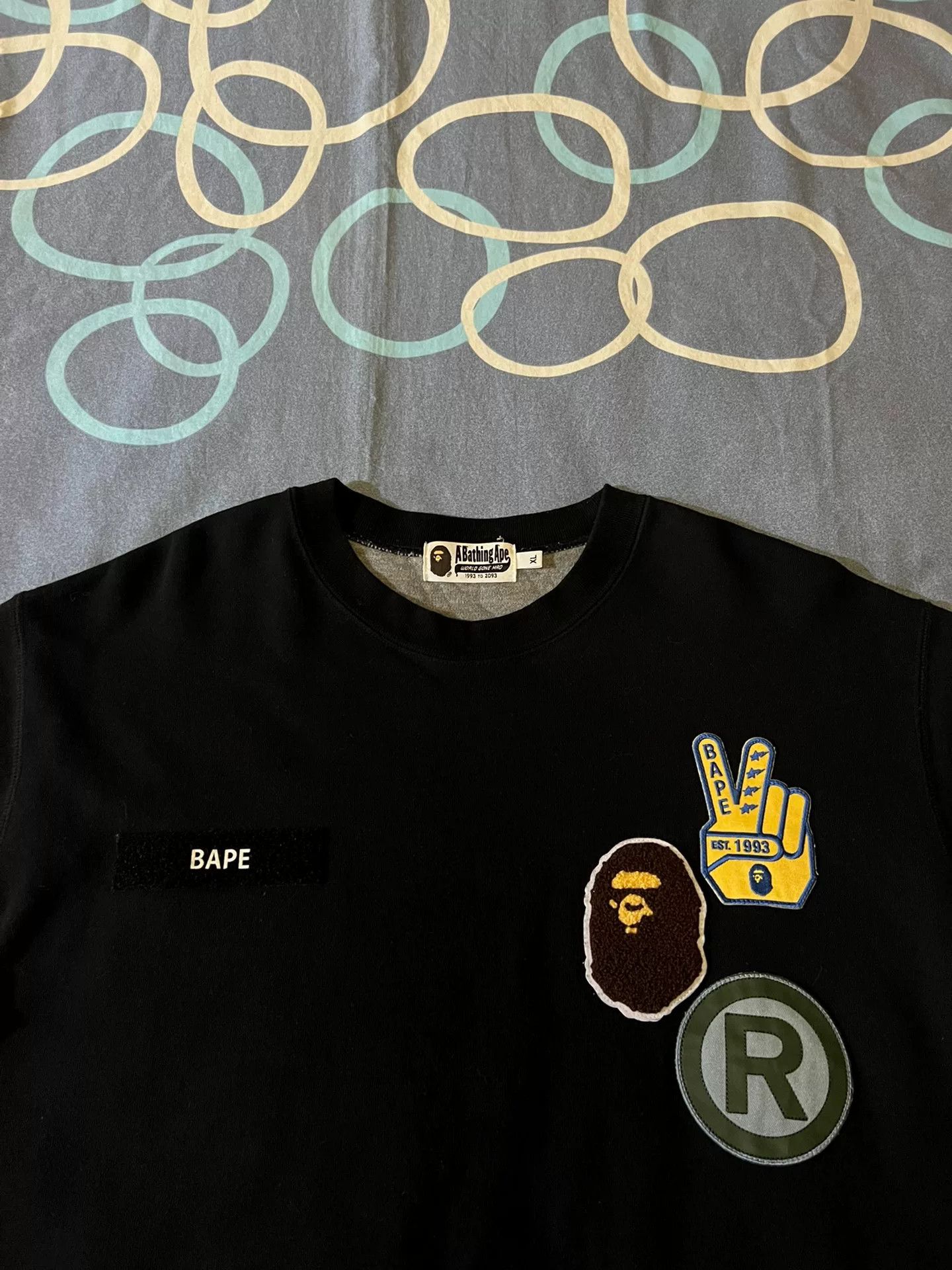 Bape BAPE x Nigo Fujiwara Ape Lightning Cotton Sweatshirt Size US XL / EU 56 / 4 - 2 Thumbnail