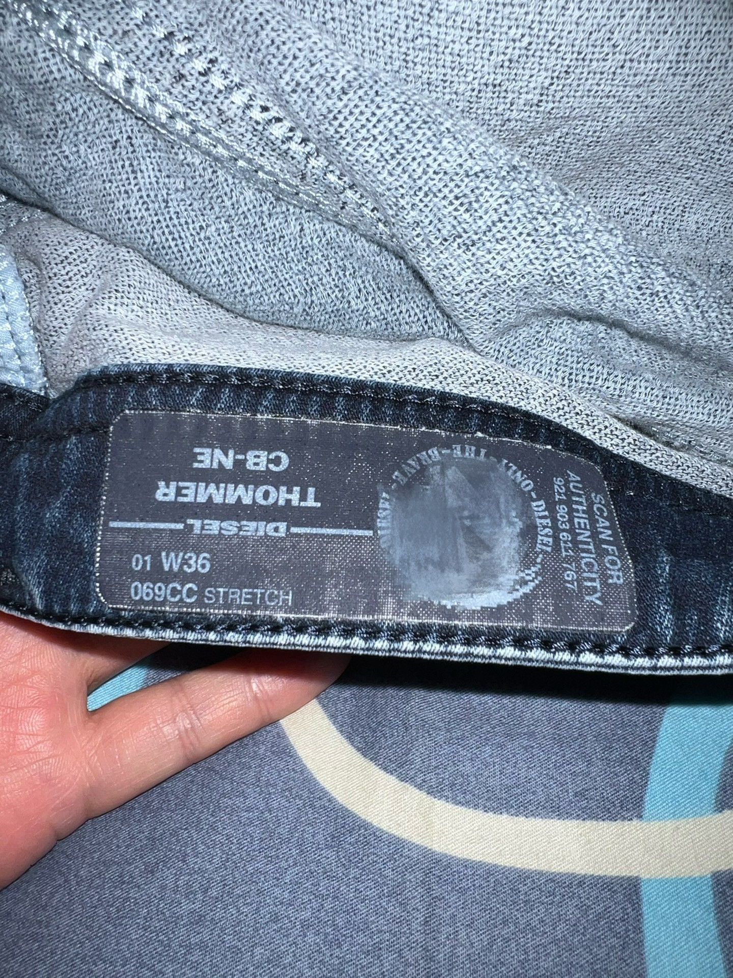 Diesel Diesel JGG 069 Distressed Slim Jeans Size US 34 / EU 50 - 8 Thumbnail