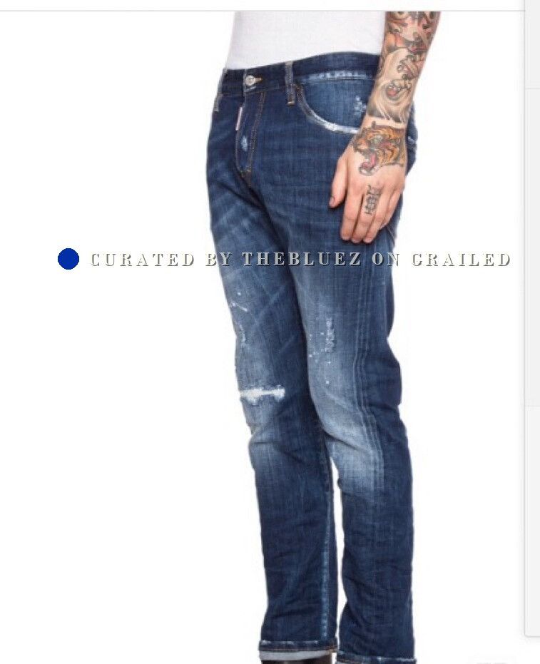 Dsquared2 DSQUARED2 MB Slim Cropped Jeans Size US 34 / EU 50 - 7 Thumbnail