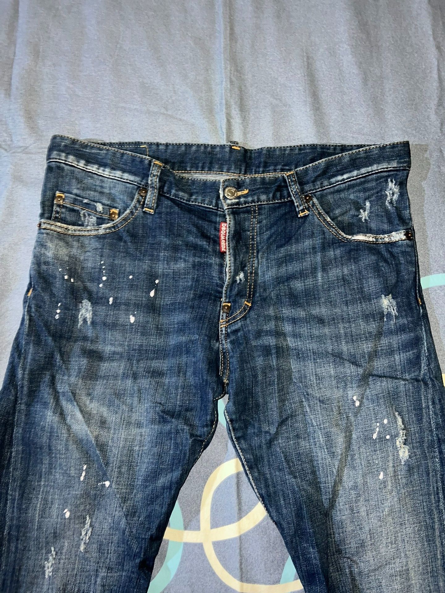 Dsquared2 DSQUARED2 MB Slim Cropped Jeans Size US 34 / EU 50 - 2 Thumbnail