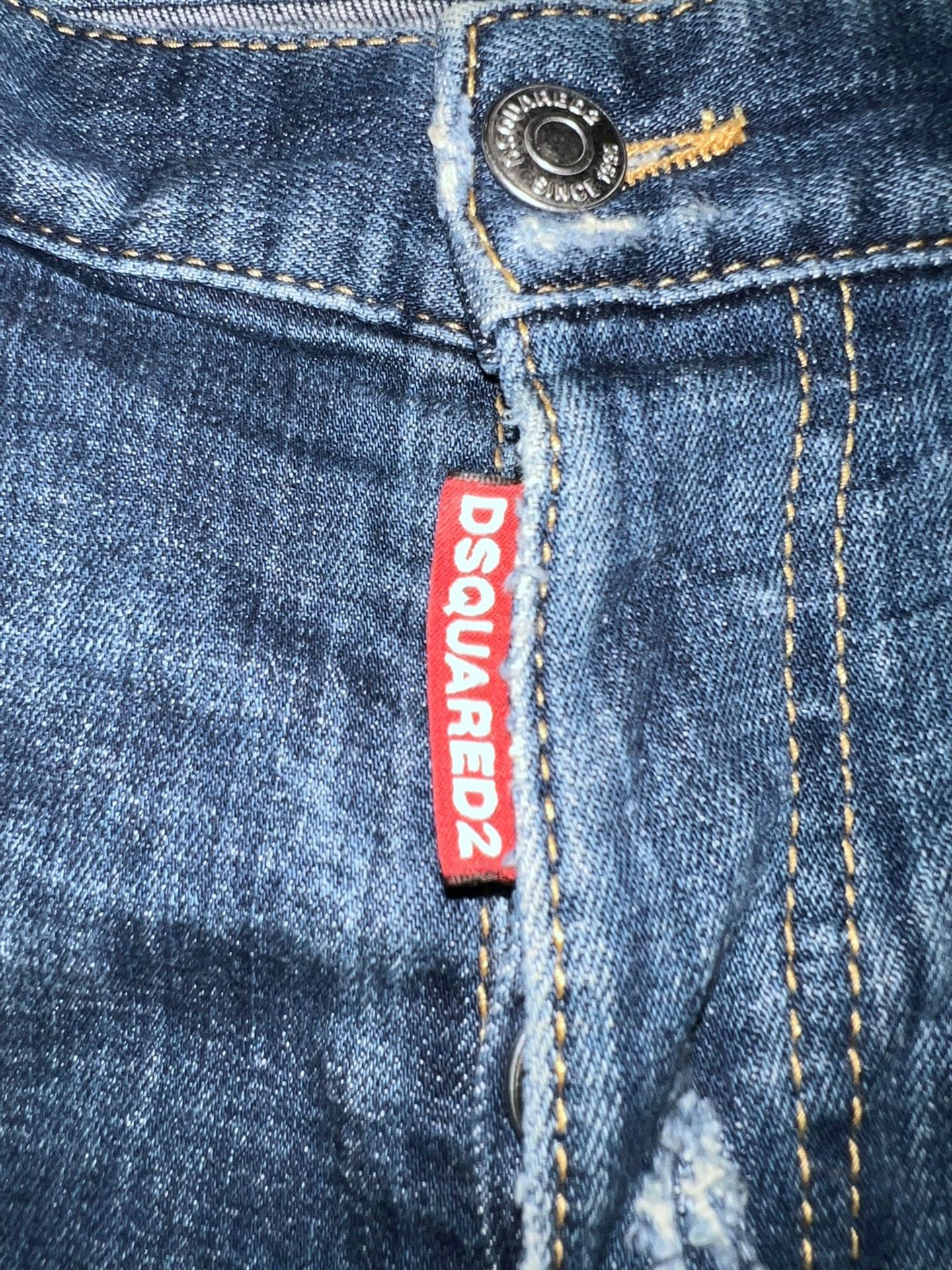 Dsquared2 DSQUARED2 MB Slim Cropped Jeans Size US 34 / EU 50 - 3 Thumbnail