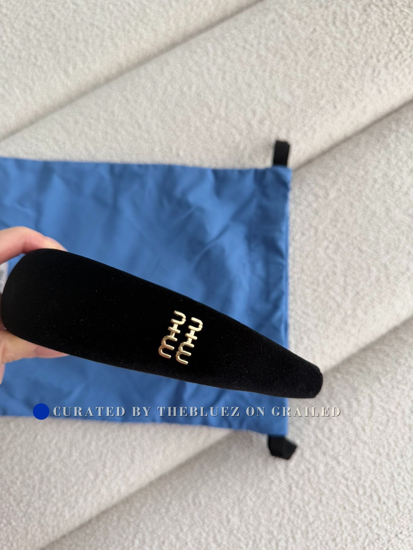 Miu Miu MiuMiu Velvet Headband Accessory Size ONE SIZE - 7 Thumbnail