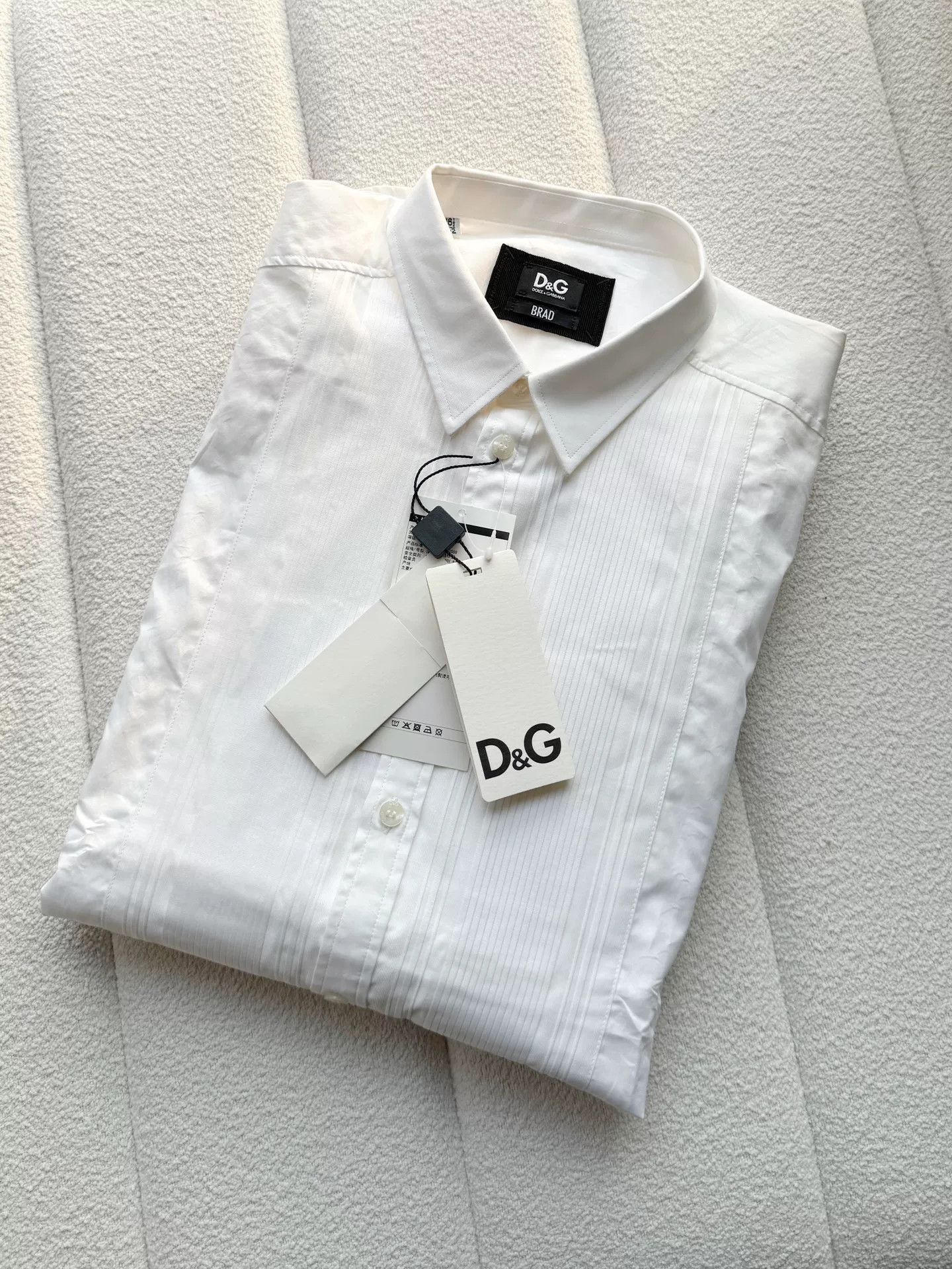 Dolce & Gabbana Dolce&Gabbana Men's White Casual Shirt Size US XS / EU 42 / 0 - 7 Thumbnail
