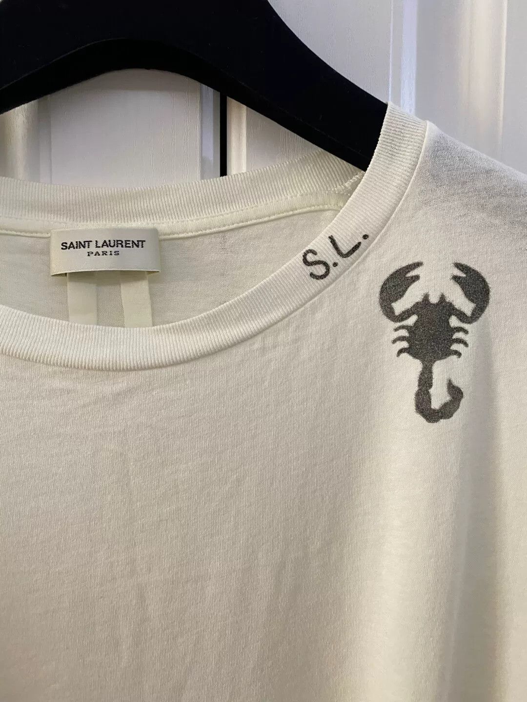 Saint Laurent Paris YSL Saint Laurent Couple Short-Sleeve T-Shirt Size US M / EU 48-50 / 2 - 2 Thumbnail
