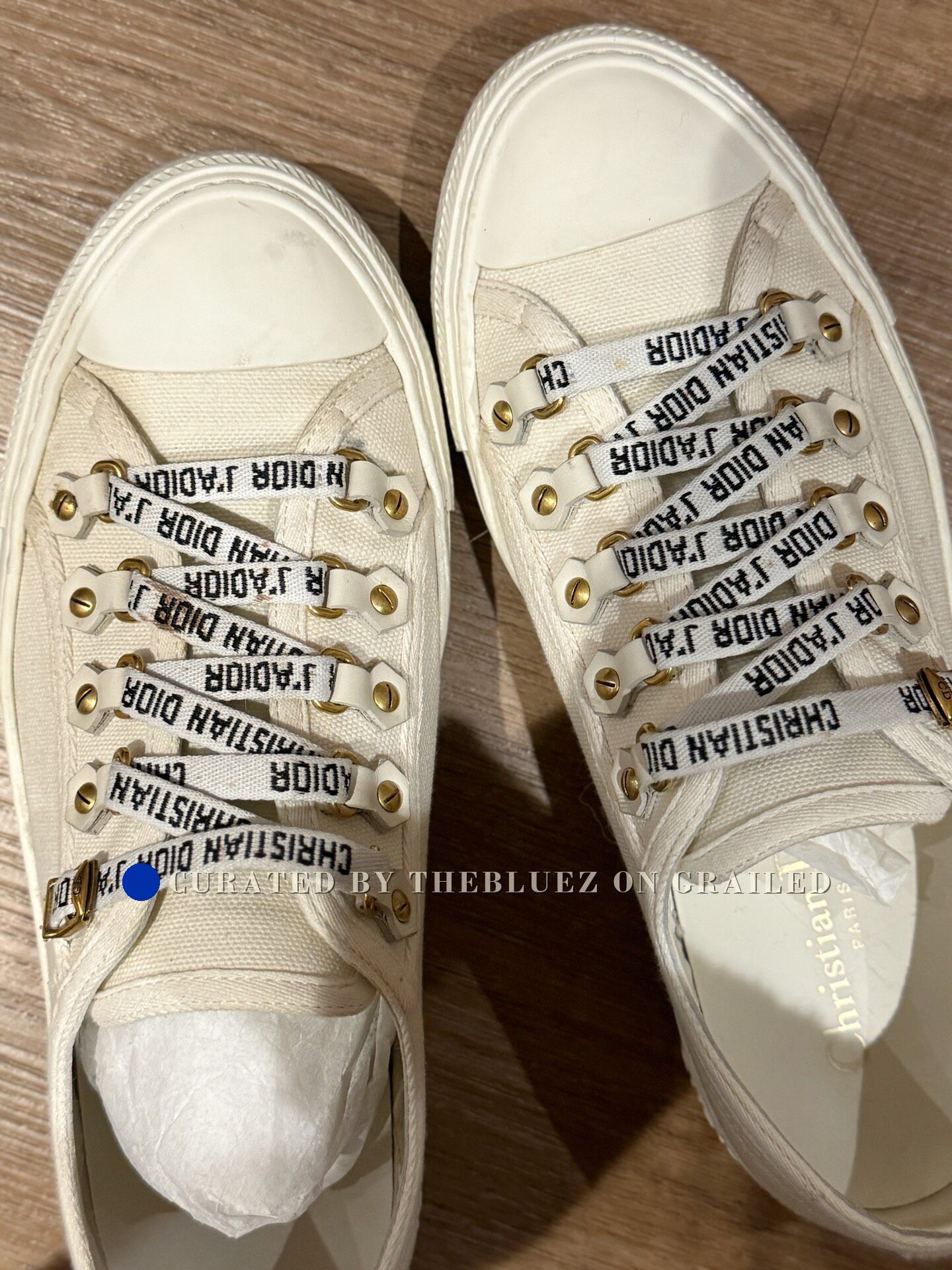 Dior Dior Walk'n Canvas Cross-Strap Sneakers Size US 6 / IT 36 - 6 Thumbnail