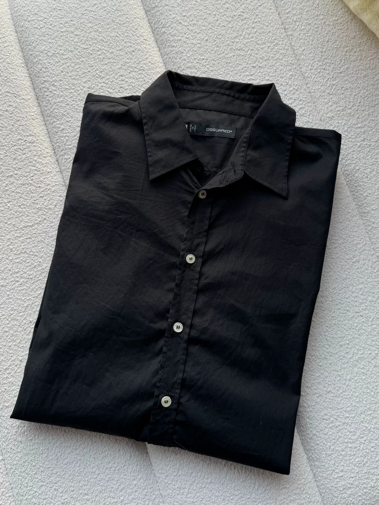 Dsquared2 Dsquared2 Men's Black Casual Shirt Size US M / EU 48-50 / 2 - 5 Thumbnail