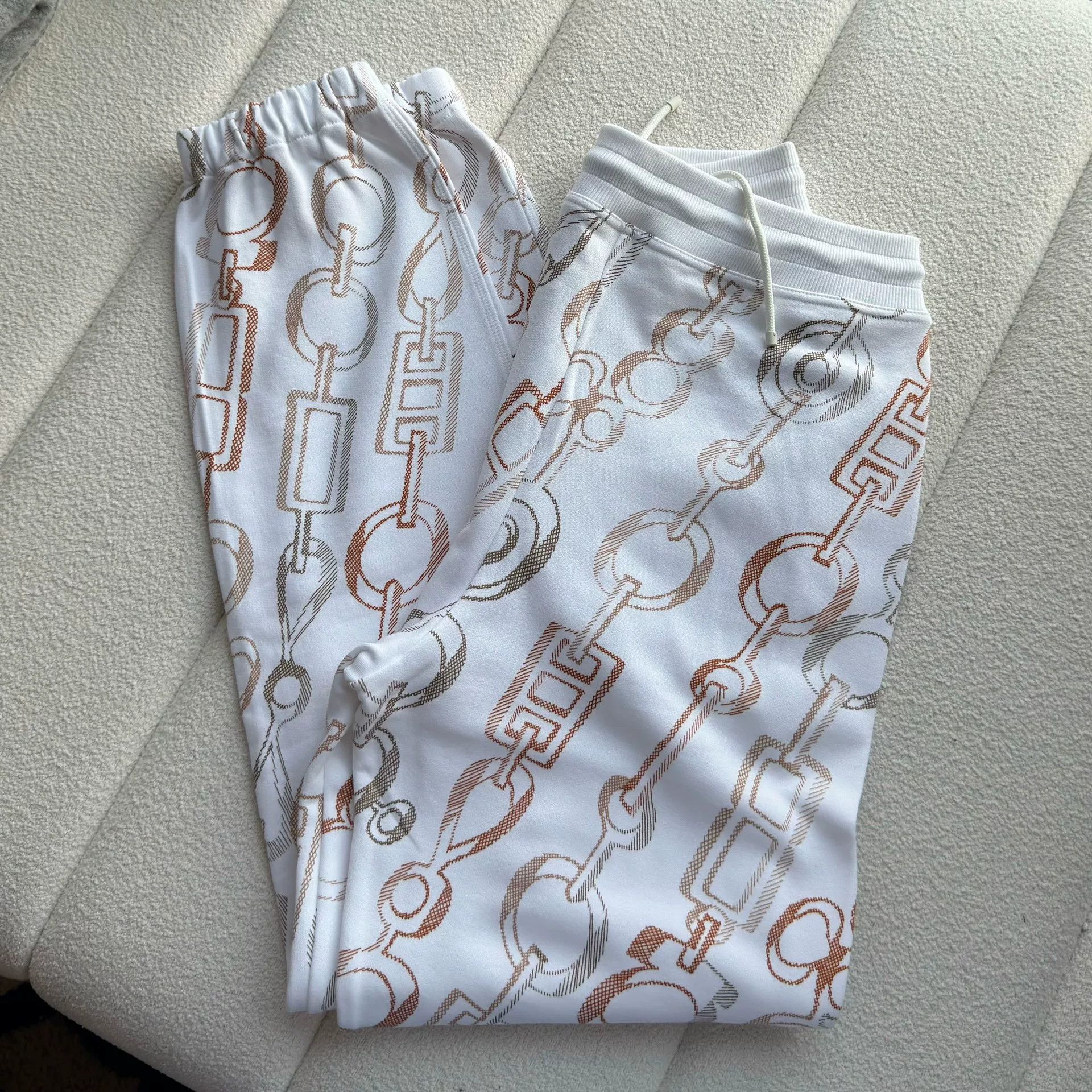 Hermes Hermes Do Re Boucles Women's Jogger Pants Size 34" / US 12 / IT 48 - 5 Thumbnail