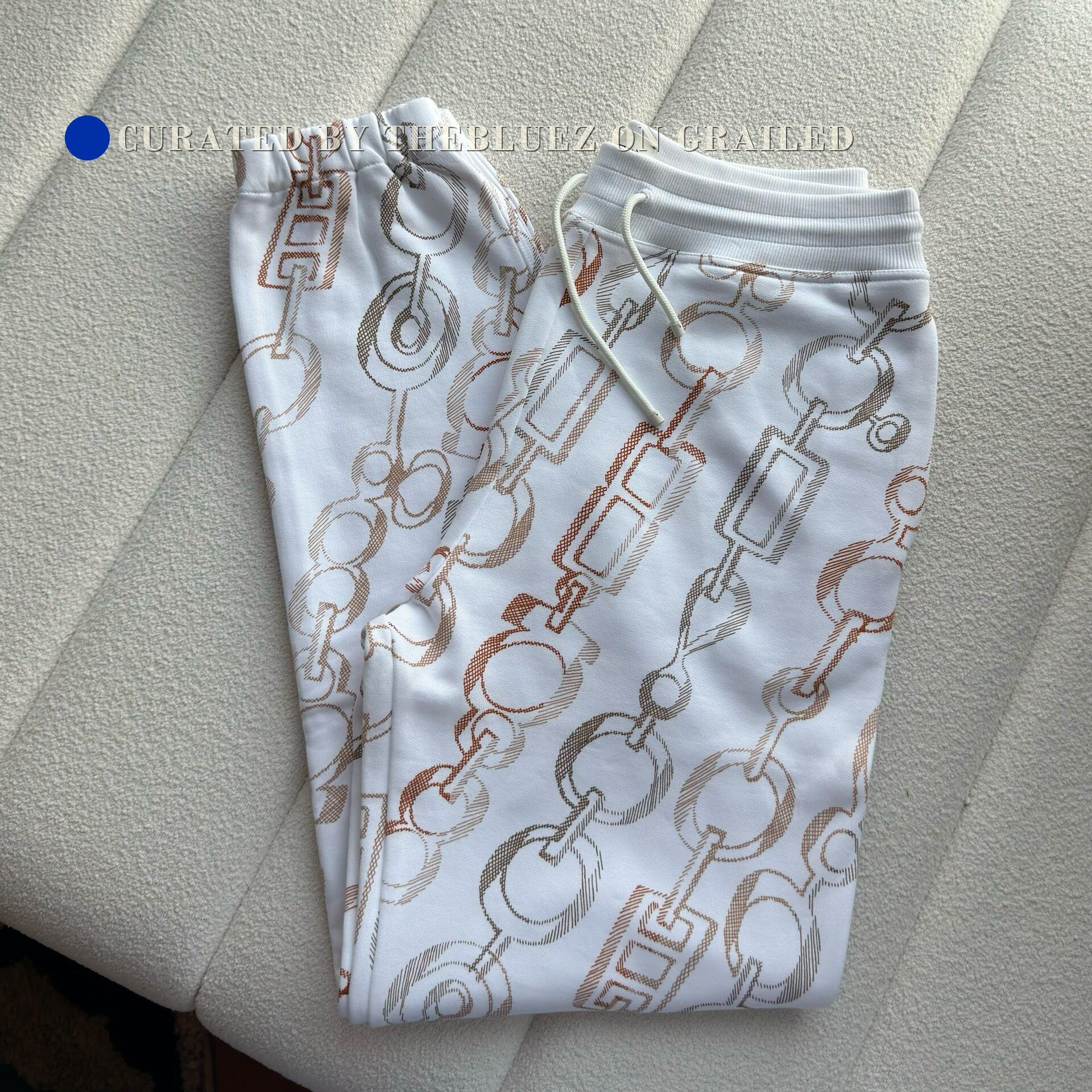 Hermes Hermes Do Re Boucles Women's Jogger Pants Size 34" / US 12 / IT 48 - 4 Thumbnail