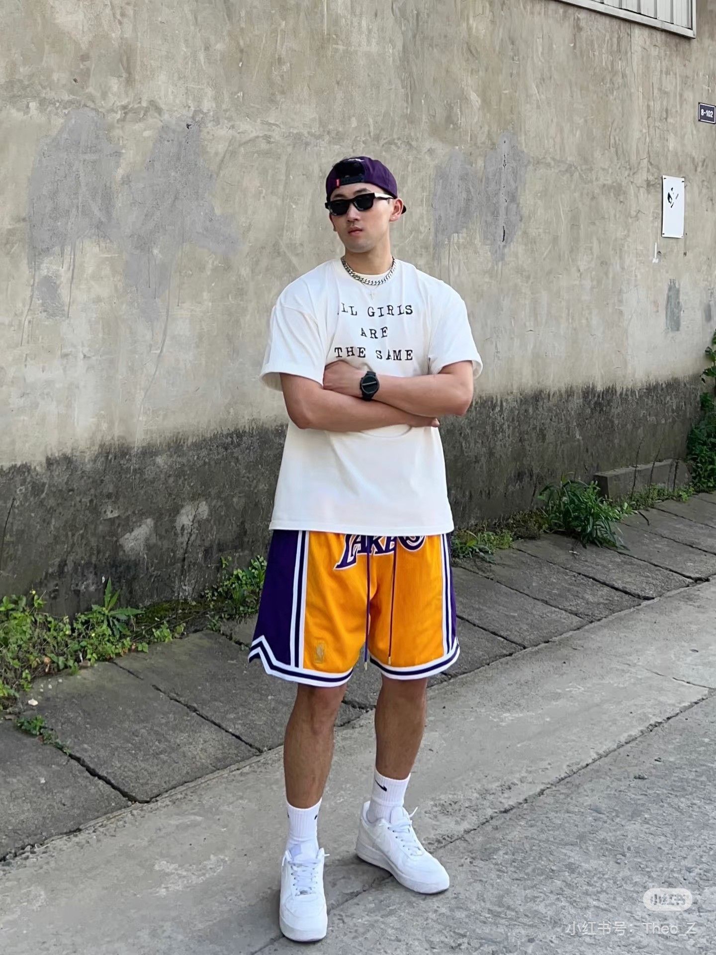 Just Don Mitchell & Ness x Just Don Lakers Shorts Size US 40 / EU 56 - 8 Thumbnail