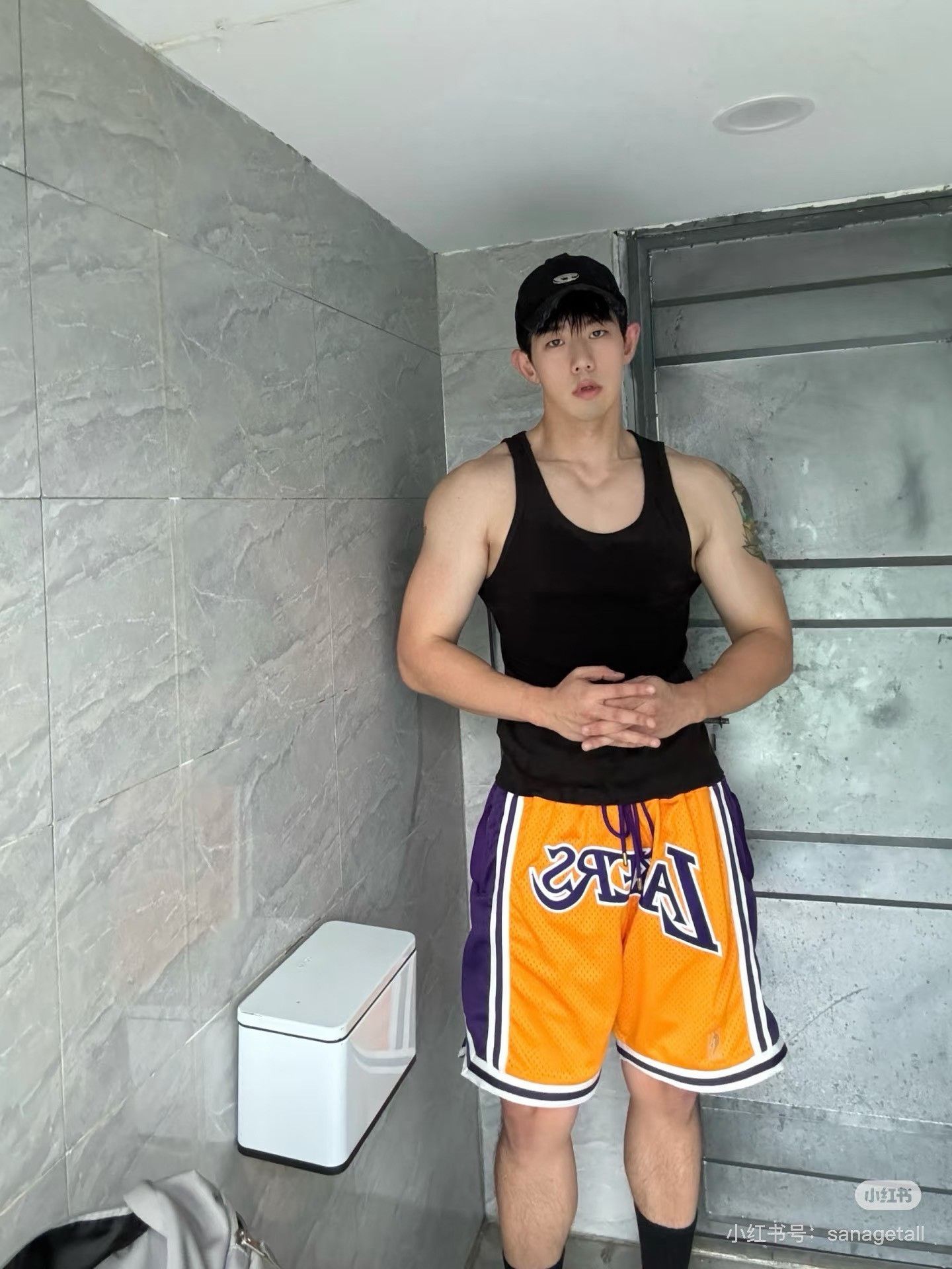 Just Don Mitchell & Ness x Just Don Lakers Shorts Size US 40 / EU 56 - 6 Thumbnail