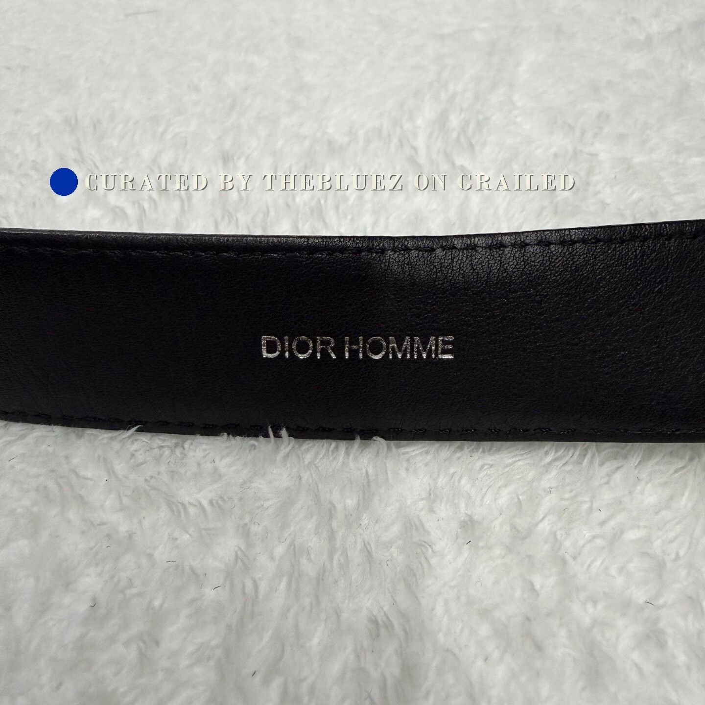 Dior Dior Homme Black Cowhide Belt Size ONE SIZE - 5 Thumbnail