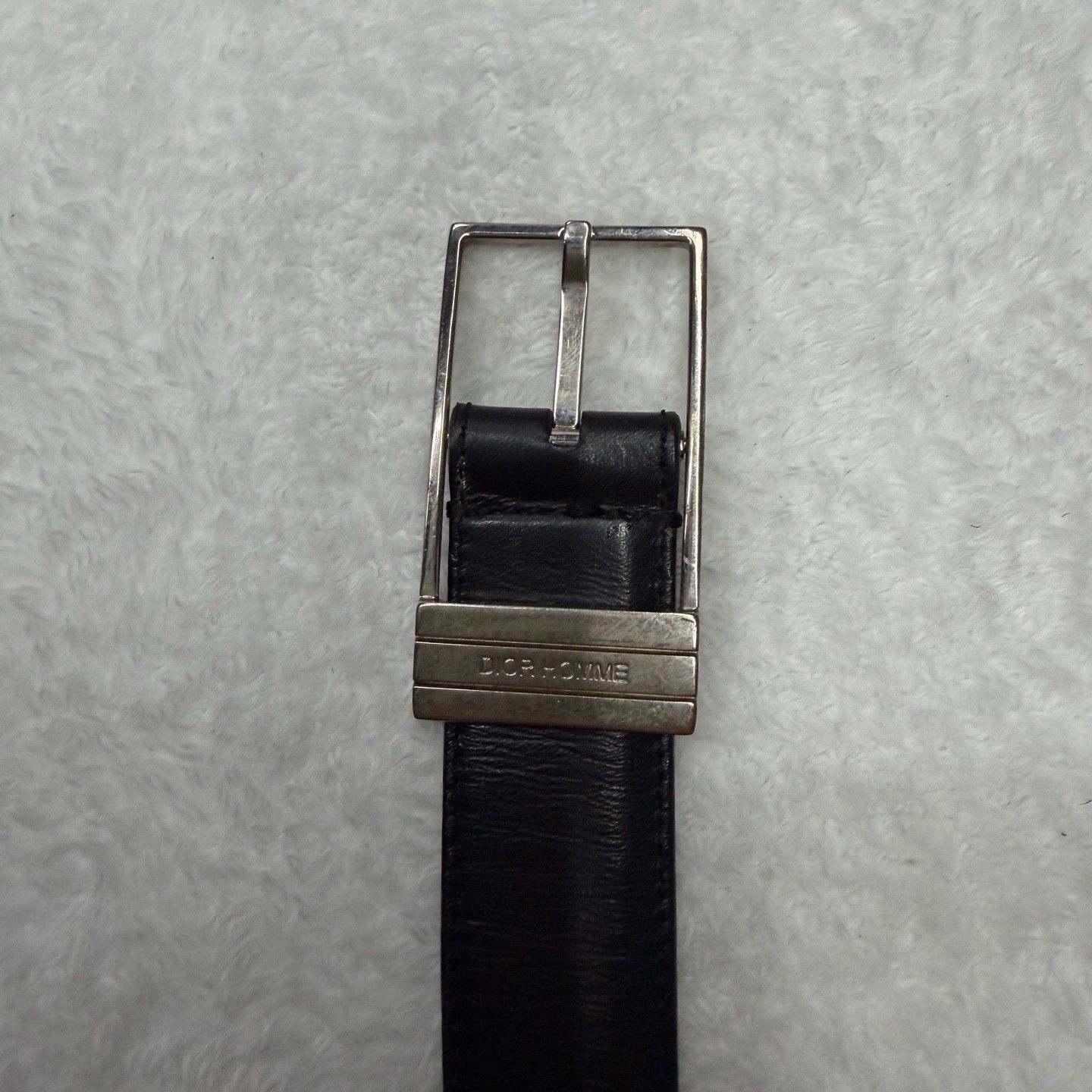 Dior Dior Homme Black Cowhide Belt Size ONE SIZE - 4 Thumbnail