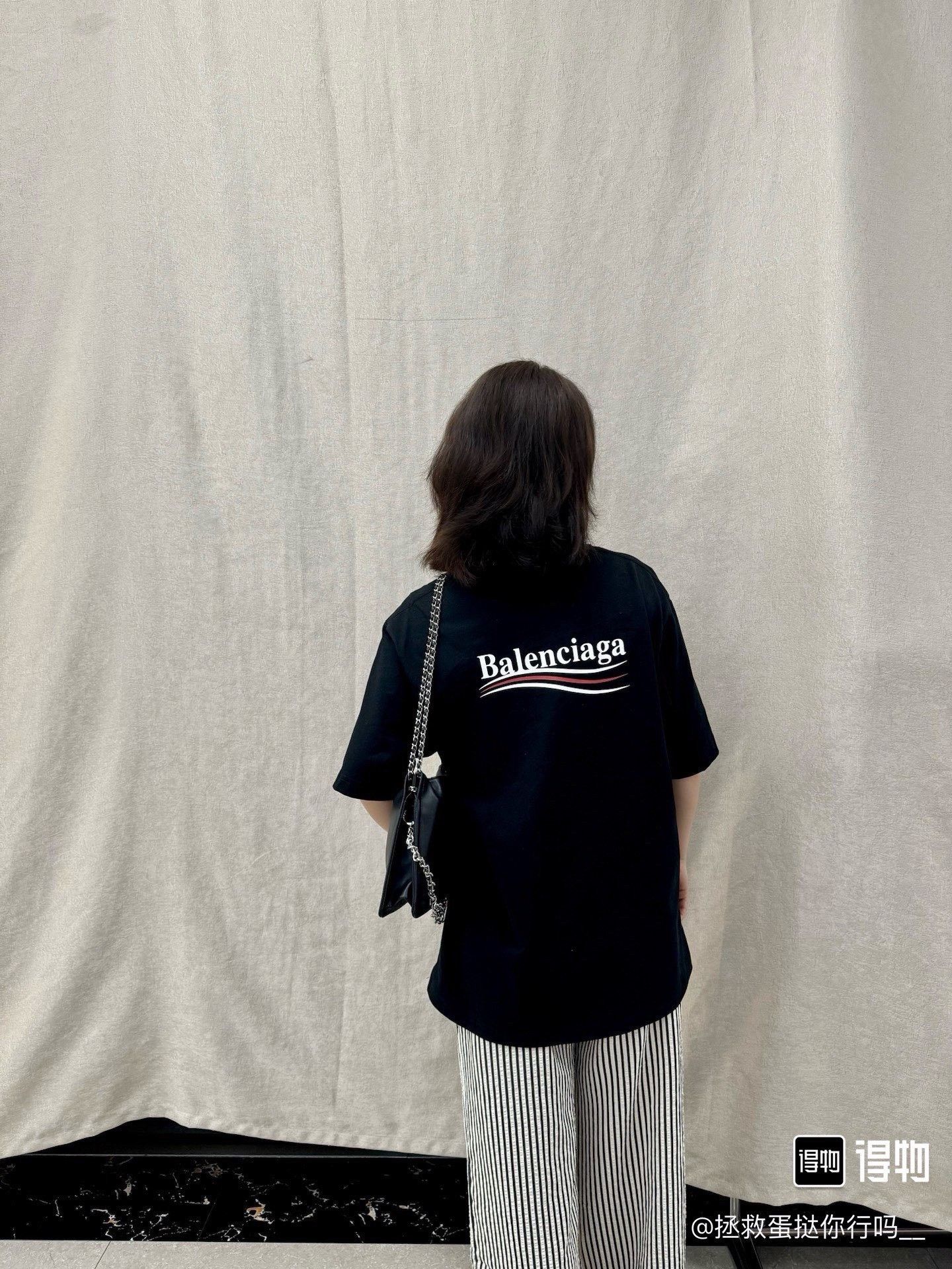 Balenciaga Balenciaga Coke Black Short Sleeve Size US M / EU 48-50 / 2 - 8 Thumbnail