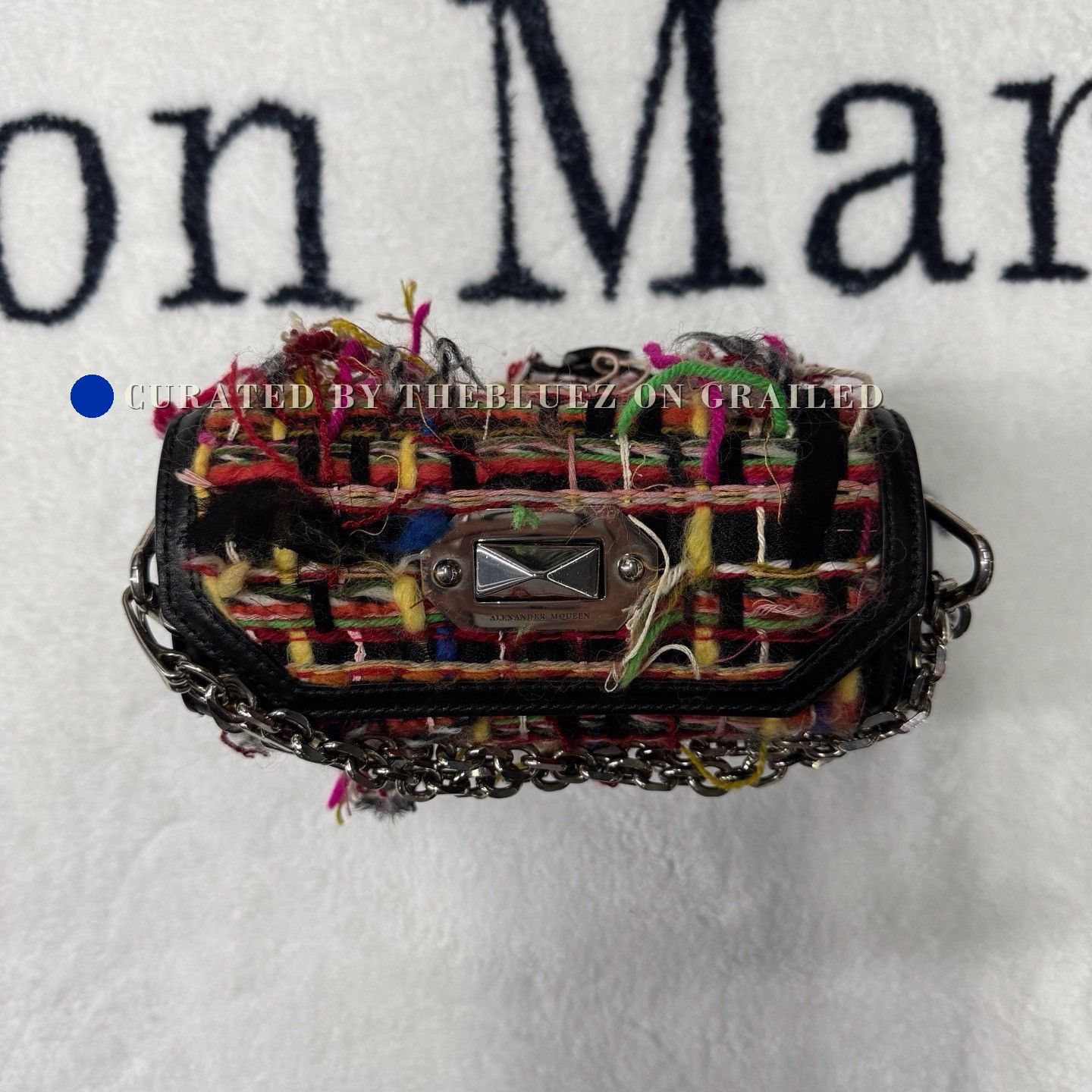 Alexander McQueen Alexander McQueen Runway Knit Box Bag Size ONE SIZE - 3 Thumbnail