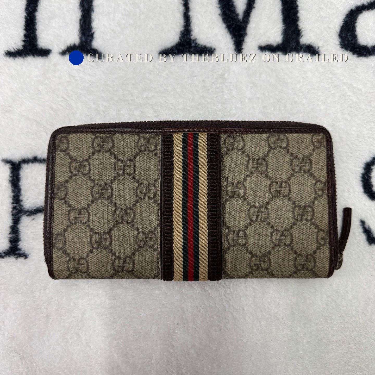 Gucci Gucci Double G Monogram Striped Long Wallet Size ONE SIZE - 2 Thumbnail