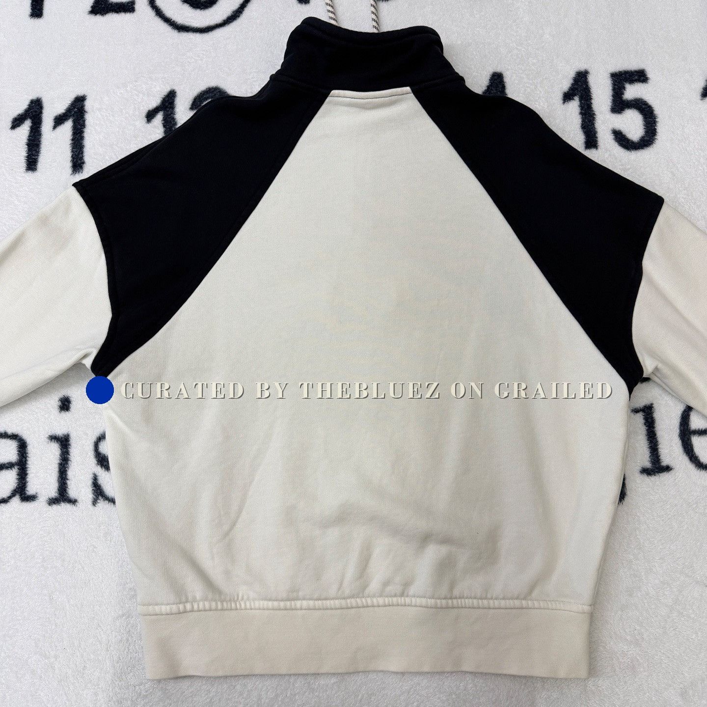 Armani ARMANI Black White Half-Zip Sweatshirt Size US M / EU 48-50 / 2 - 3 Thumbnail