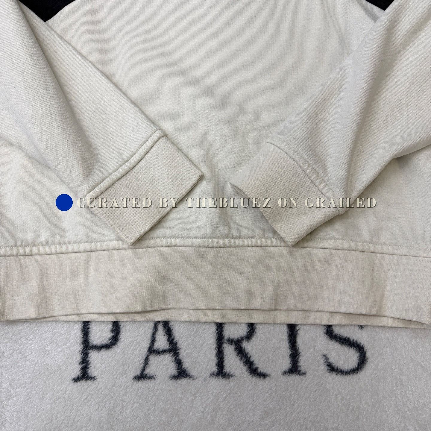 Armani ARMANI Black White Half-Zip Sweatshirt Size US M / EU 48-50 / 2 - 2 Thumbnail