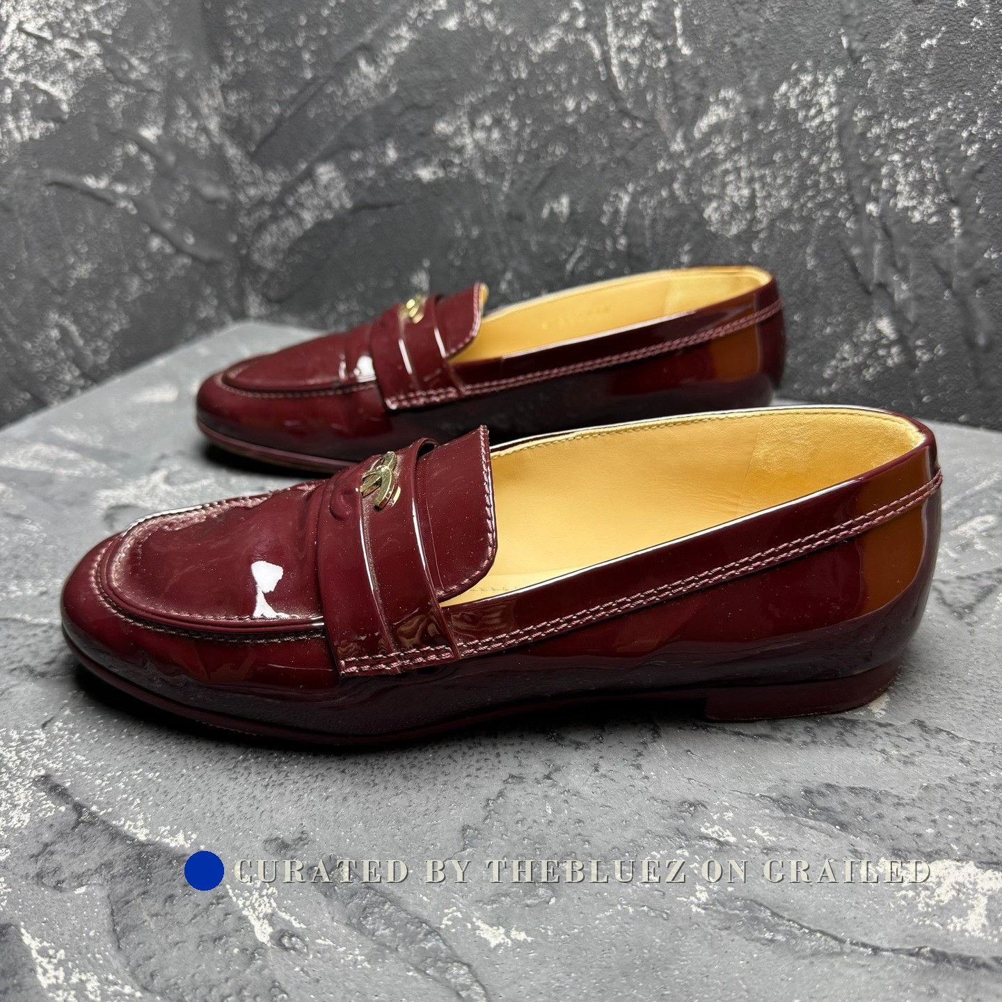 Chanel Chanel Red Patent Leather Loafers Size US 6 / IT 36 - 2 Thumbnail