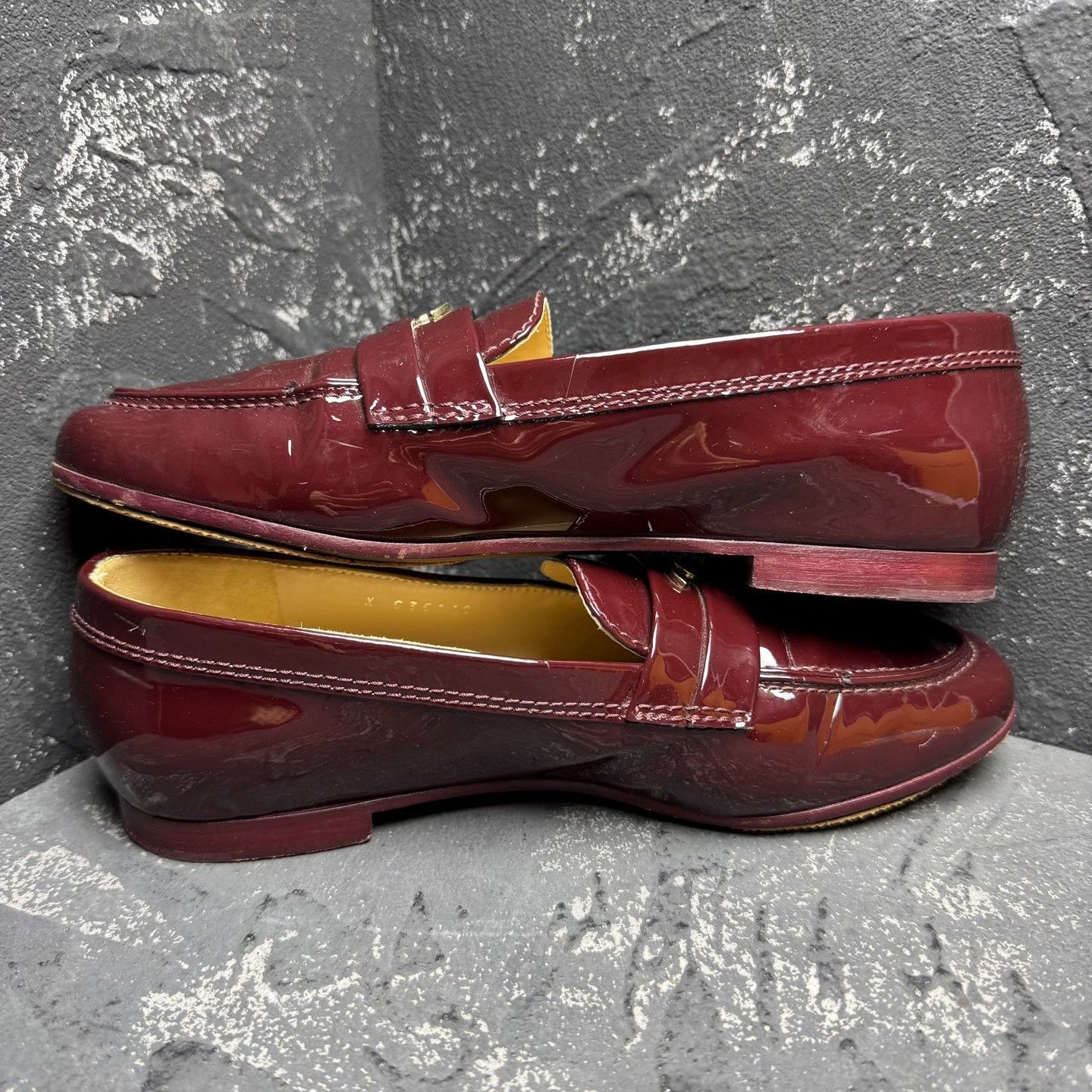 Chanel Chanel Red Patent Leather Loafers Size US 6 / IT 36 - 5 Thumbnail