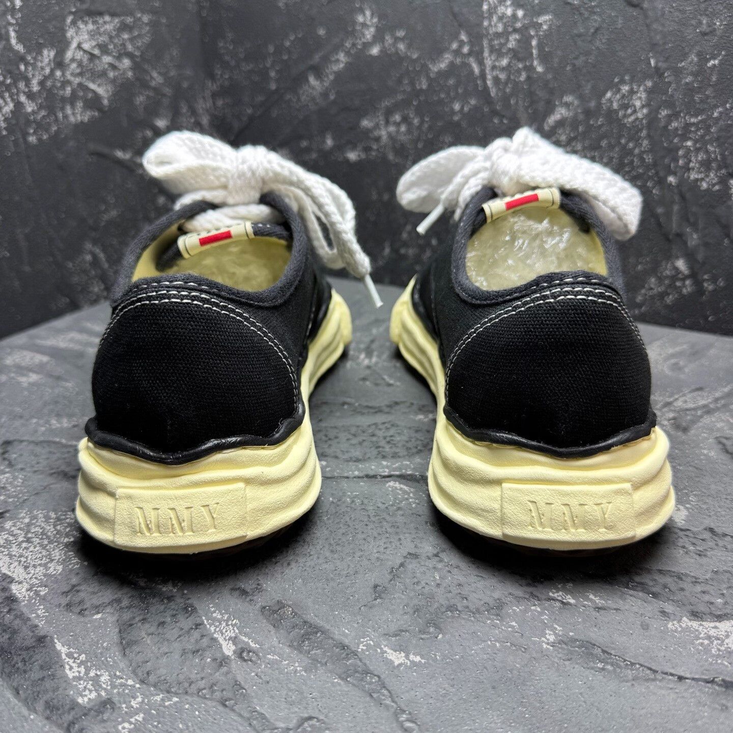 Maison MIHARA YASUHIRO MMY Black White Oxidized Distressed Shoes Size US 5 / EU 37 - 3 Thumbnail