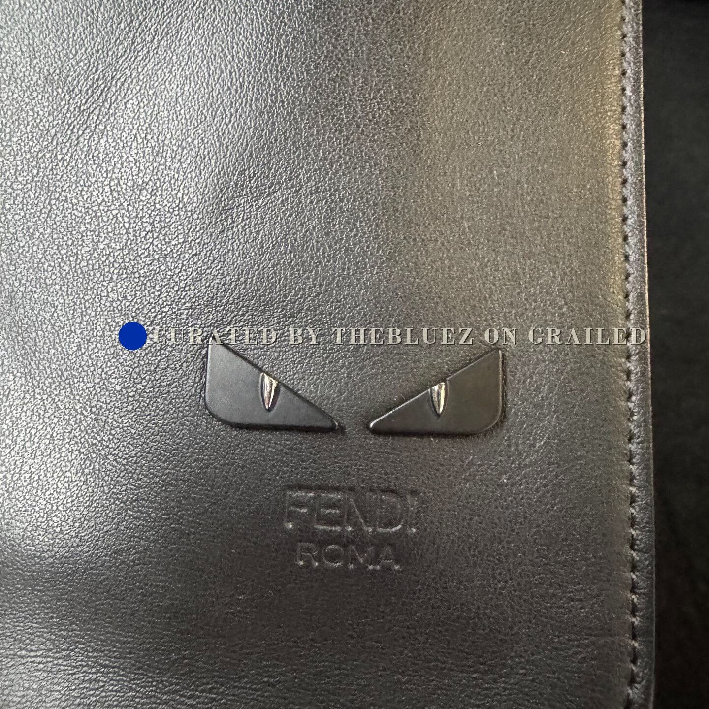 Fendi Fendi Black Leather Clutch Bag Size ONE SIZE - 6 Thumbnail