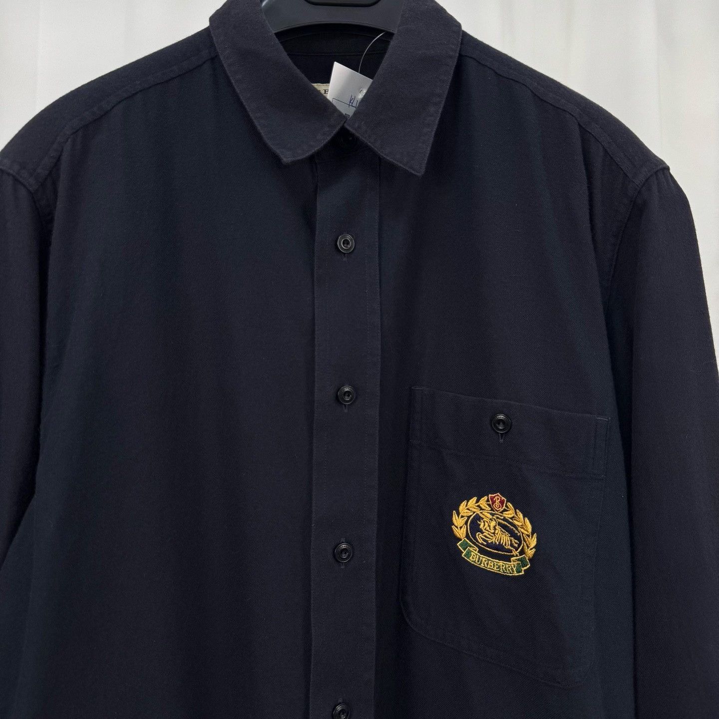 Burberry Burberry Equestrian Embroidered Logo Shirt Size US M / EU 48-50 / 2 - 3 Thumbnail