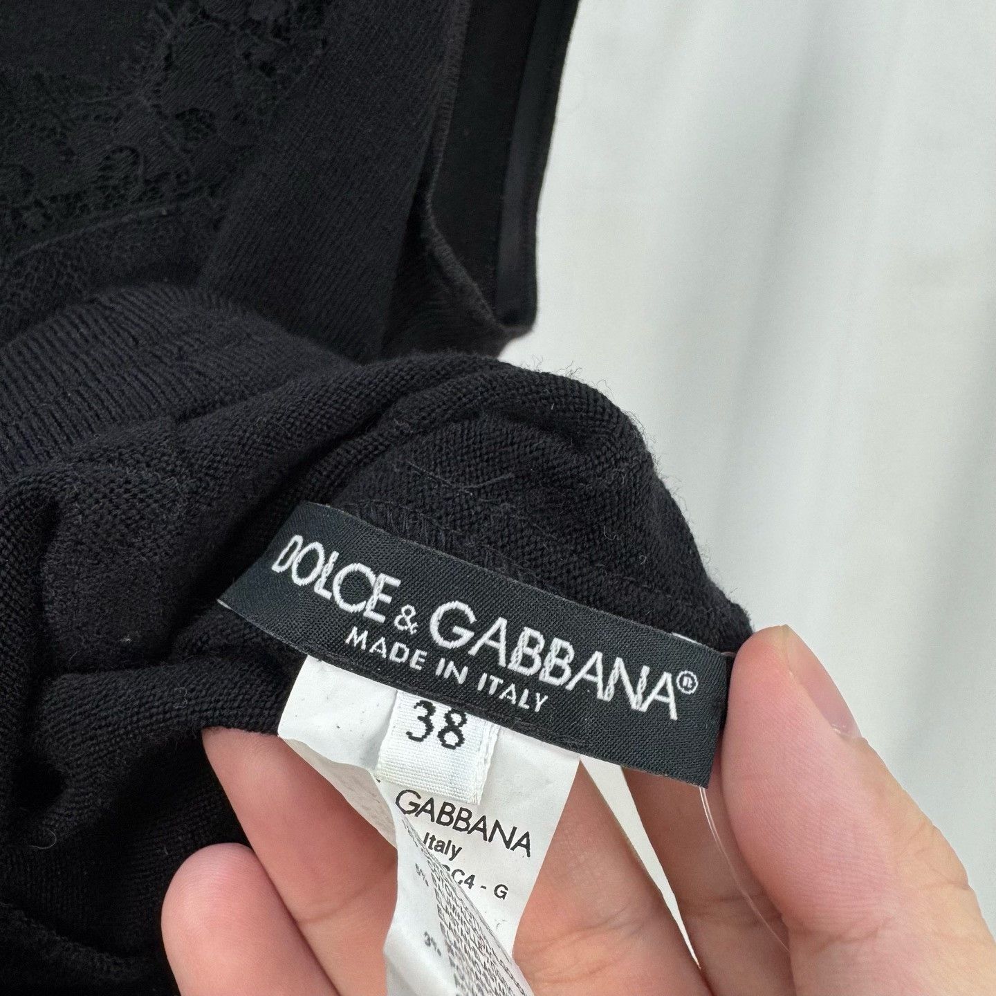 Dolce & Gabbana Dolce&Gabbana Lace Wool Knit Top Size S / US 4 / IT 40 - 5 Thumbnail