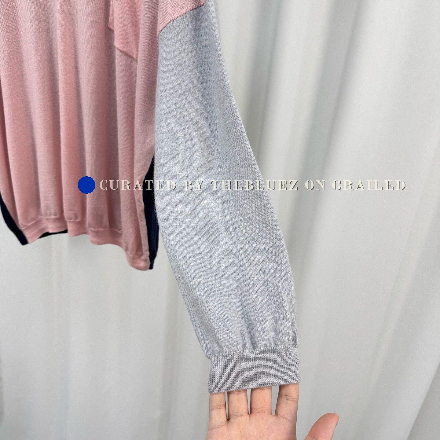 Loewe Loewe Colorblock Embroidered Logo Wool Sweater Size XS / US 0-2 / IT 36-38 - 4 Thumbnail