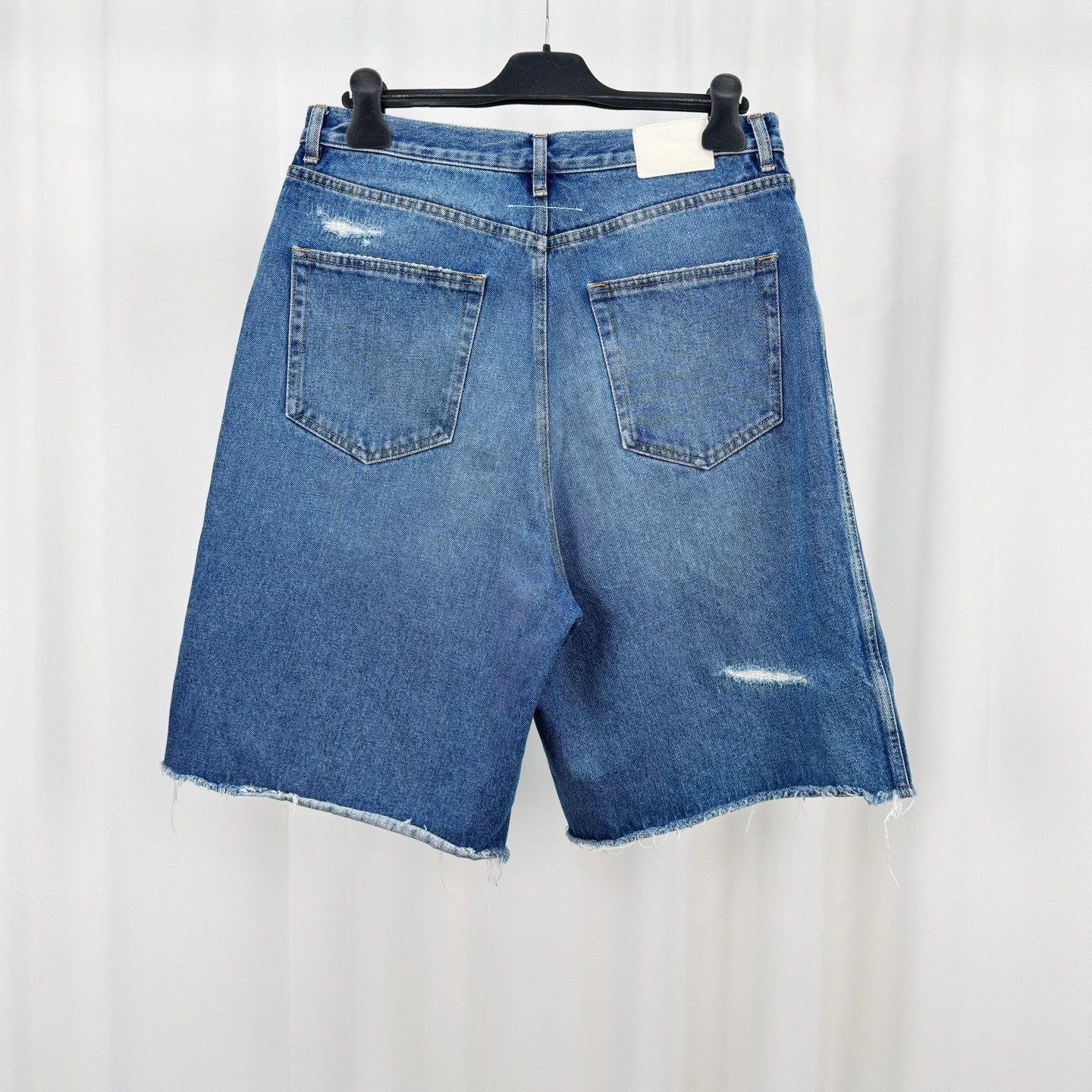 Maison Margiela Maison Margiela Distressed Denim Shorts Size US 32 / EU 48 - 2 Thumbnail