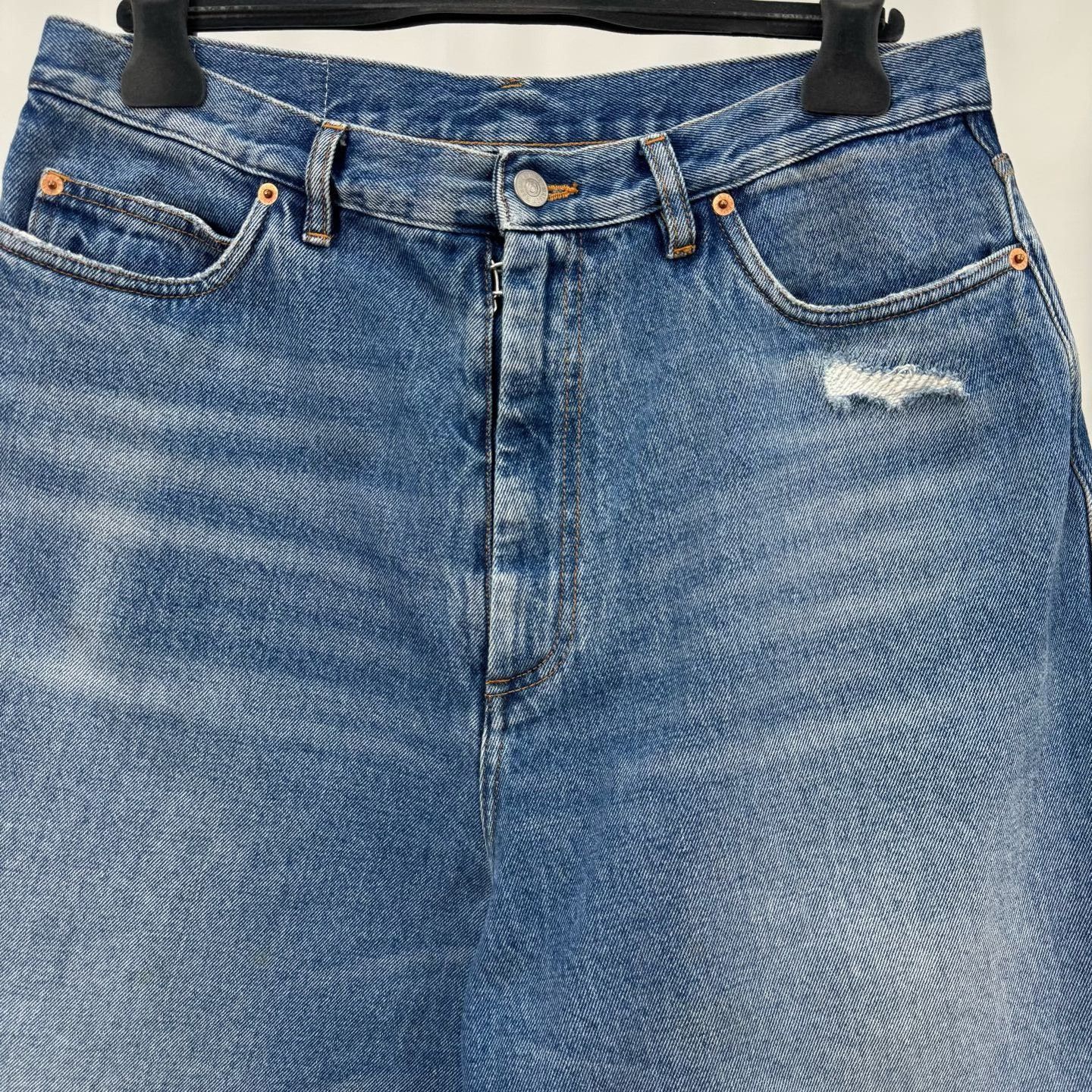 Maison Margiela Maison Margiela Distressed Denim Shorts Size US 32 / EU 48 - 3 Thumbnail