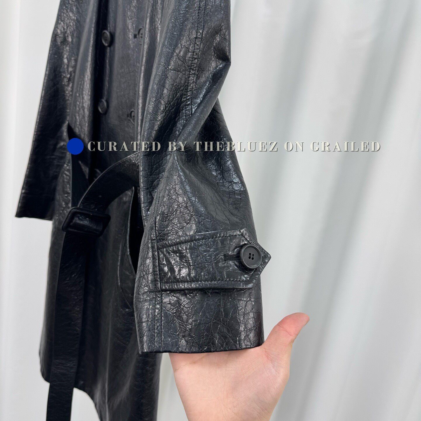 Miu Miu Miu Miu Black Double-Breasted Trench Coat Size S / US 4 / IT 40 - 4 Thumbnail