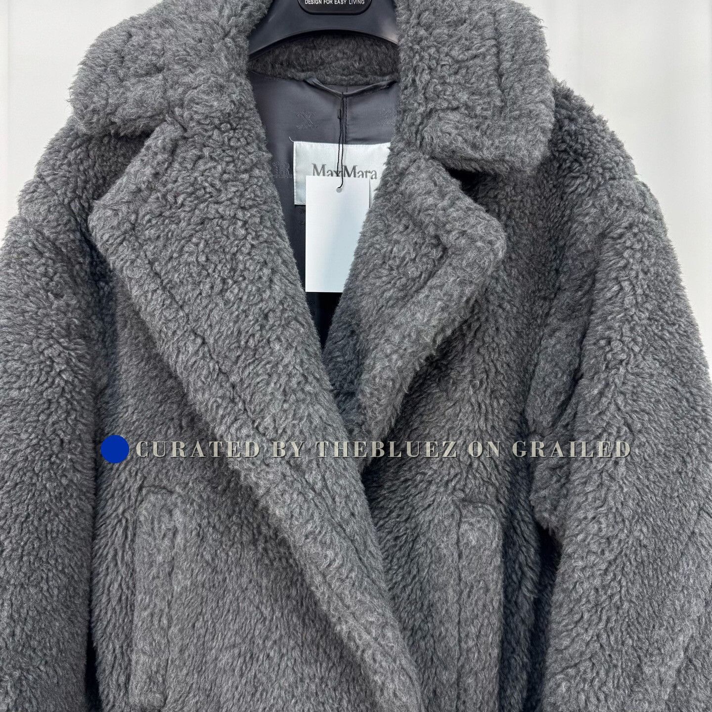 Max Mara Maxmara Gray Teddy Short Coat Size S / US 4 / IT 40 - 3 Thumbnail