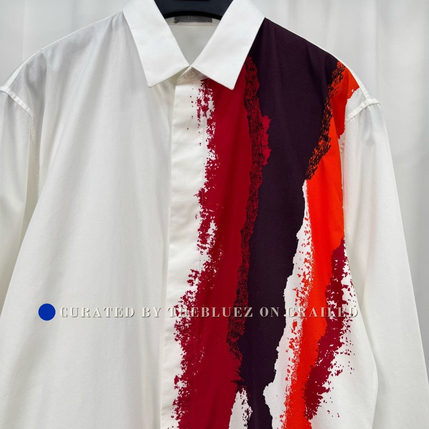 Dior Dior Runway Ink Long-Sleeve Shirt Size US XXS / EU 40 - 3 Thumbnail