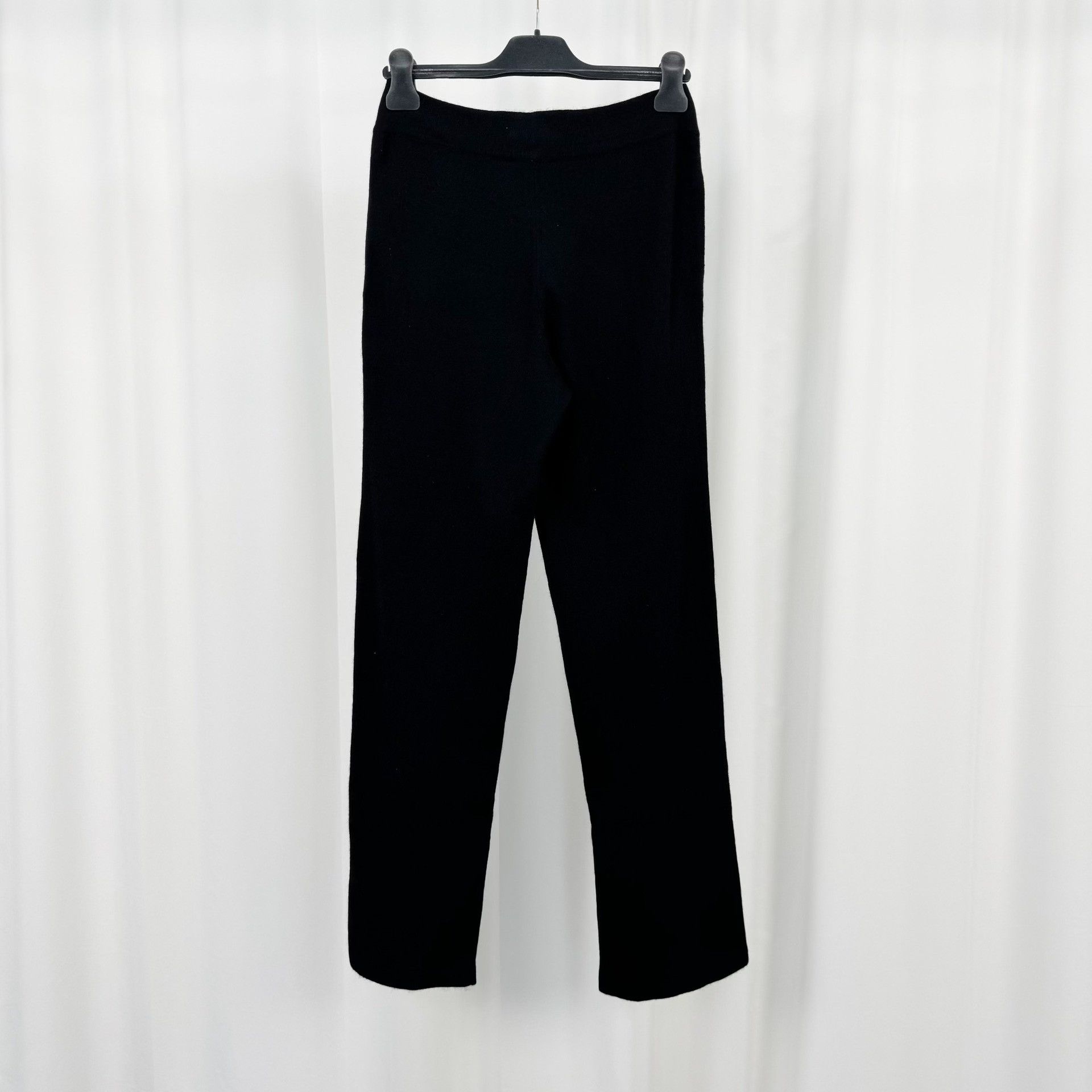 Chanel Chanel Black Cashmere Knit Trousers Size 34" / US 12 / IT 48 - 2 Thumbnail