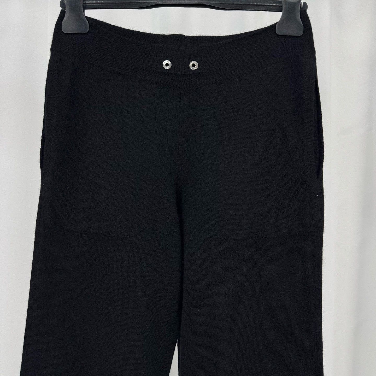 Chanel Chanel Black Cashmere Knit Trousers Size 34" / US 12 / IT 48 - 3 Thumbnail