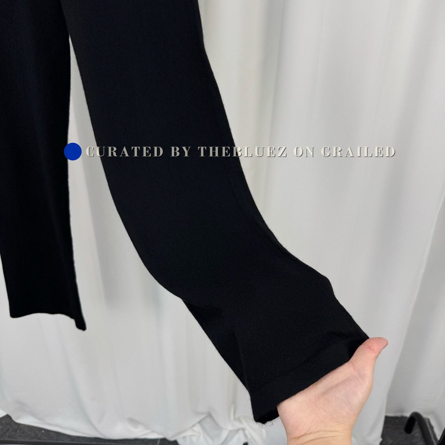 Chanel Chanel Black Cashmere Knit Trousers Size 34" / US 12 / IT 48 - 4 Thumbnail