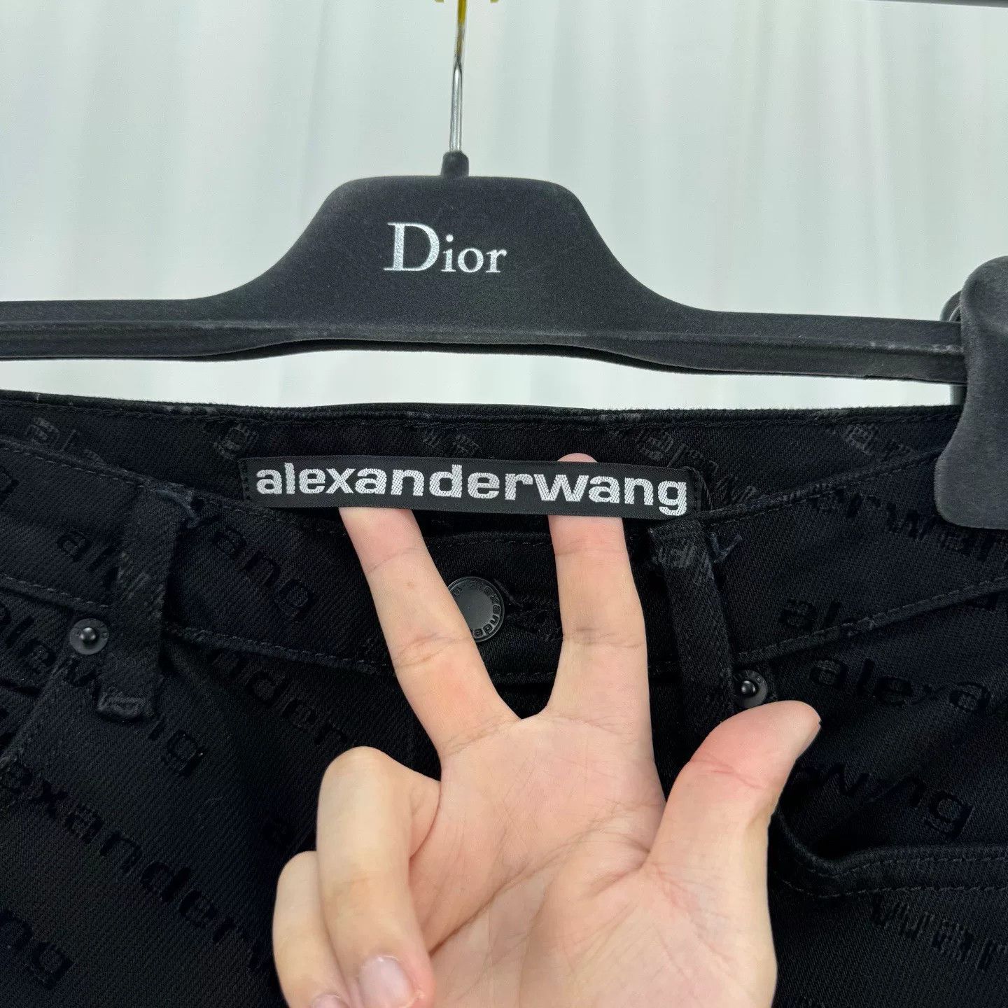 Alexander Wang Alexander Wang Printed Denim Pants Size 25" / US 0 / IT 36 - 6 Thumbnail