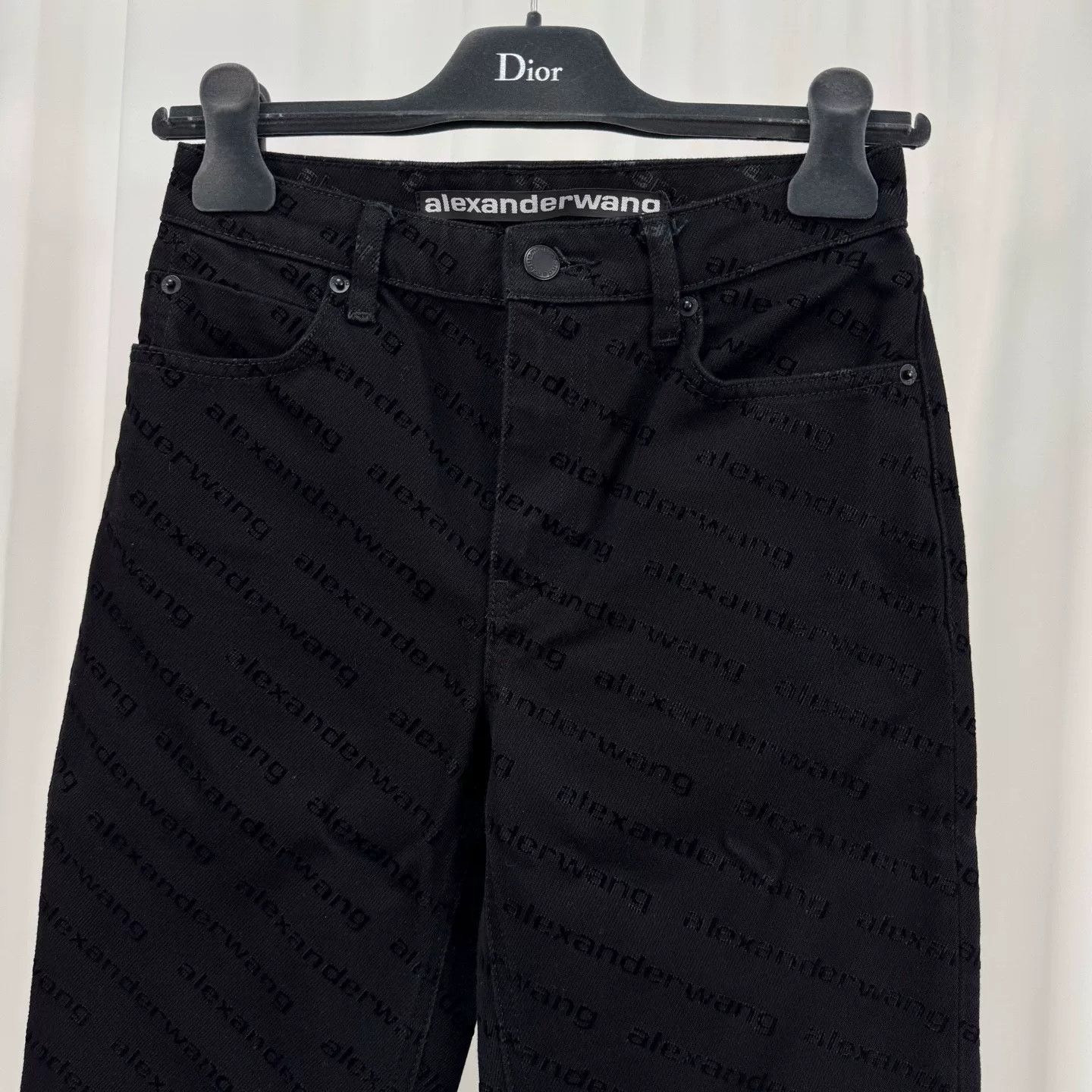 Alexander Wang Alexander Wang Printed Denim Pants Size 25" / US 0 / IT 36 - 3 Thumbnail