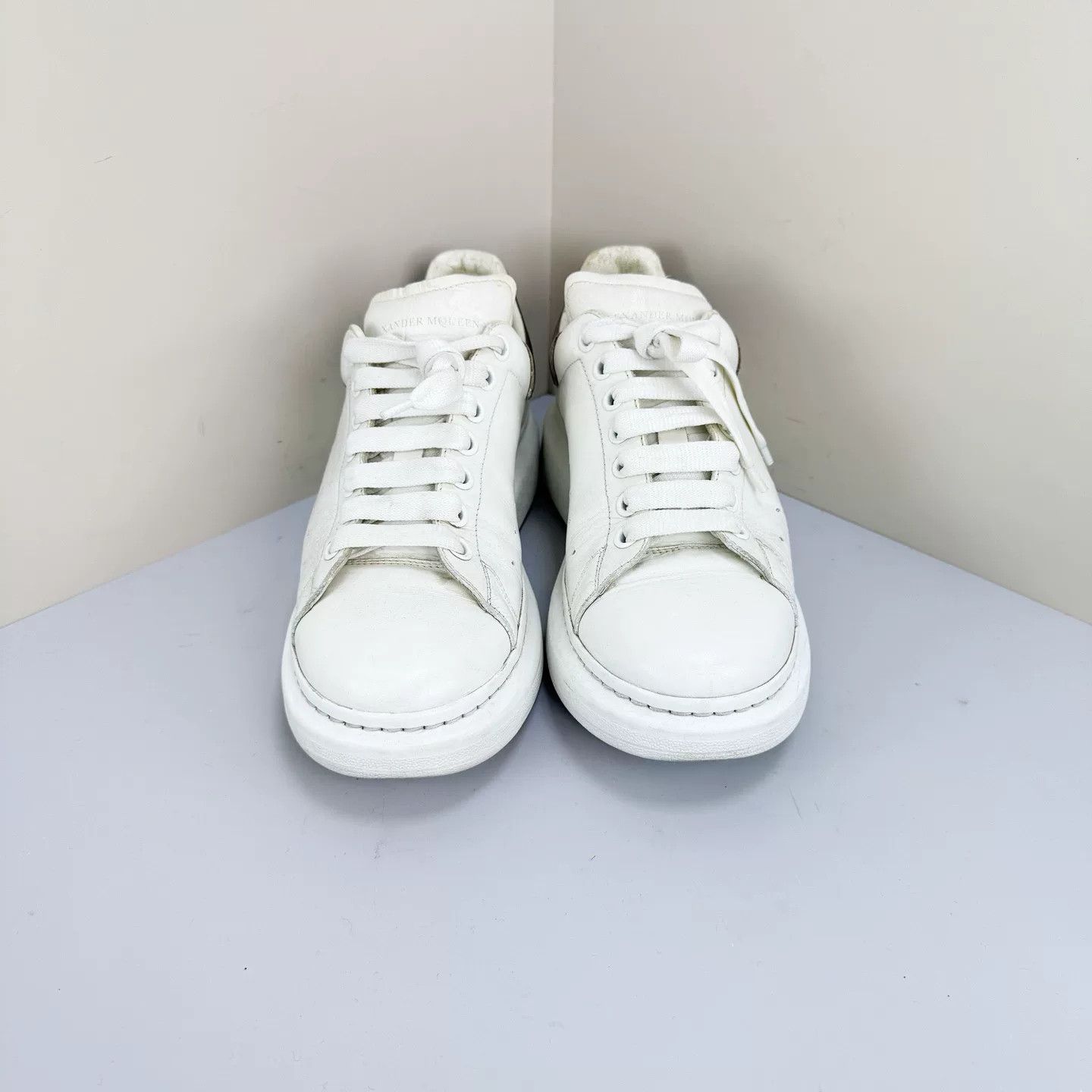 Alexander McQueen Alexander McQueen Olive Green Thick Sole Sneakers Size US 9 / EU 42 - 2 Thumbnail