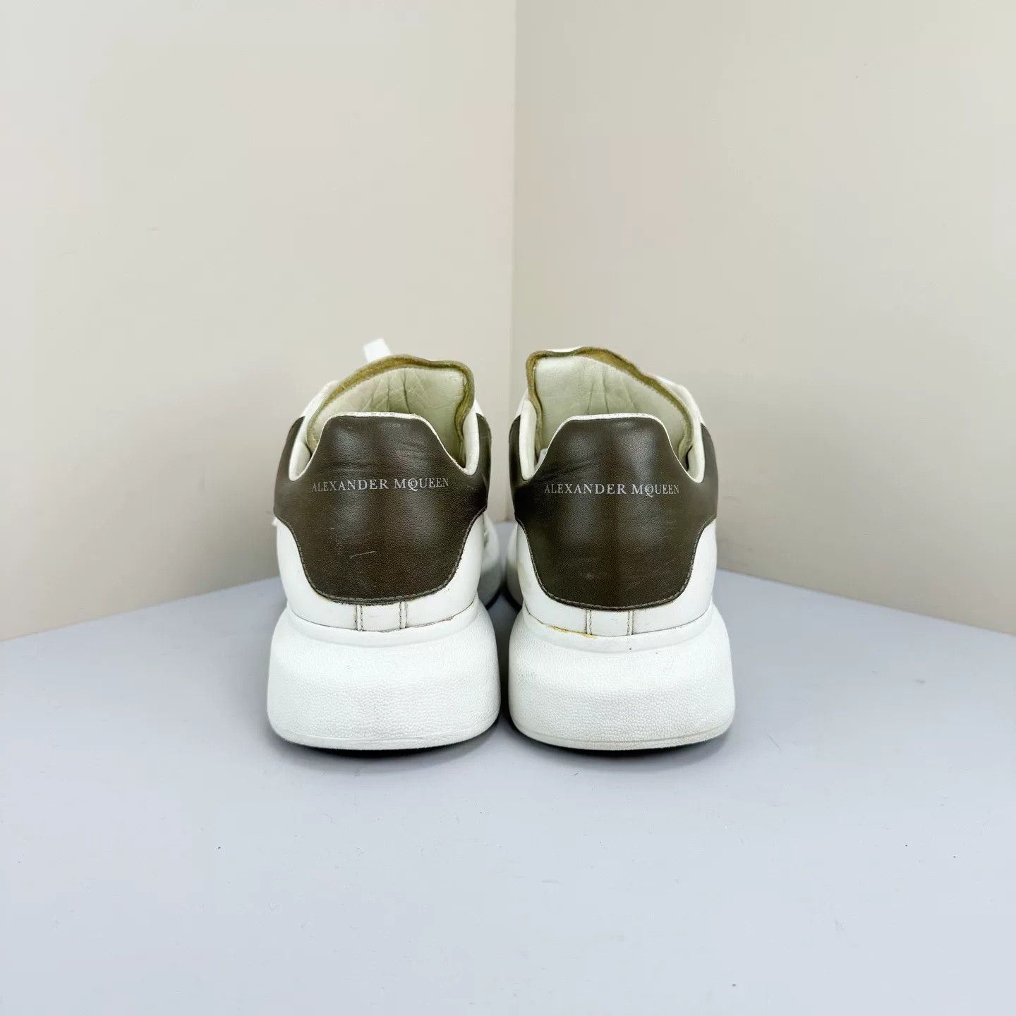 Alexander McQueen Alexander McQueen Olive Green Thick Sole Sneakers Size US 9 / EU 42 - 3 Thumbnail
