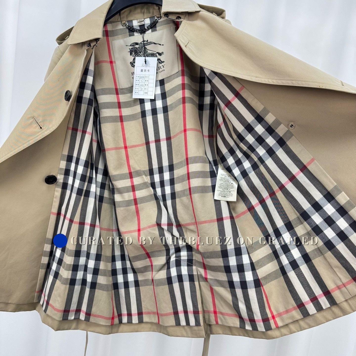 Burberry Burberry Beige Check Lining Trench Coat Size XXS / US 00 / IT 34 - 5 Thumbnail