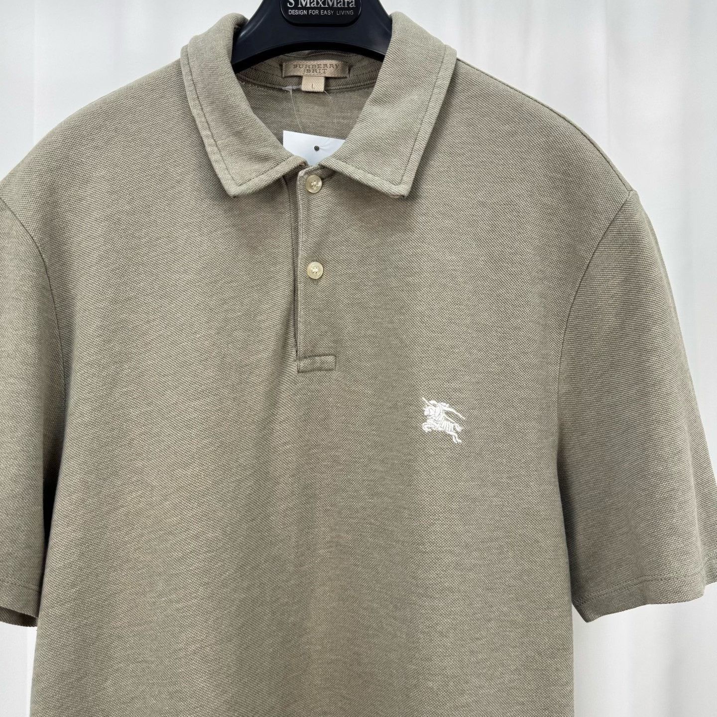 Burberry Burberry Embroidered Horse Polo Shirt Size US L / EU 52-54 / 3 - 3 Thumbnail