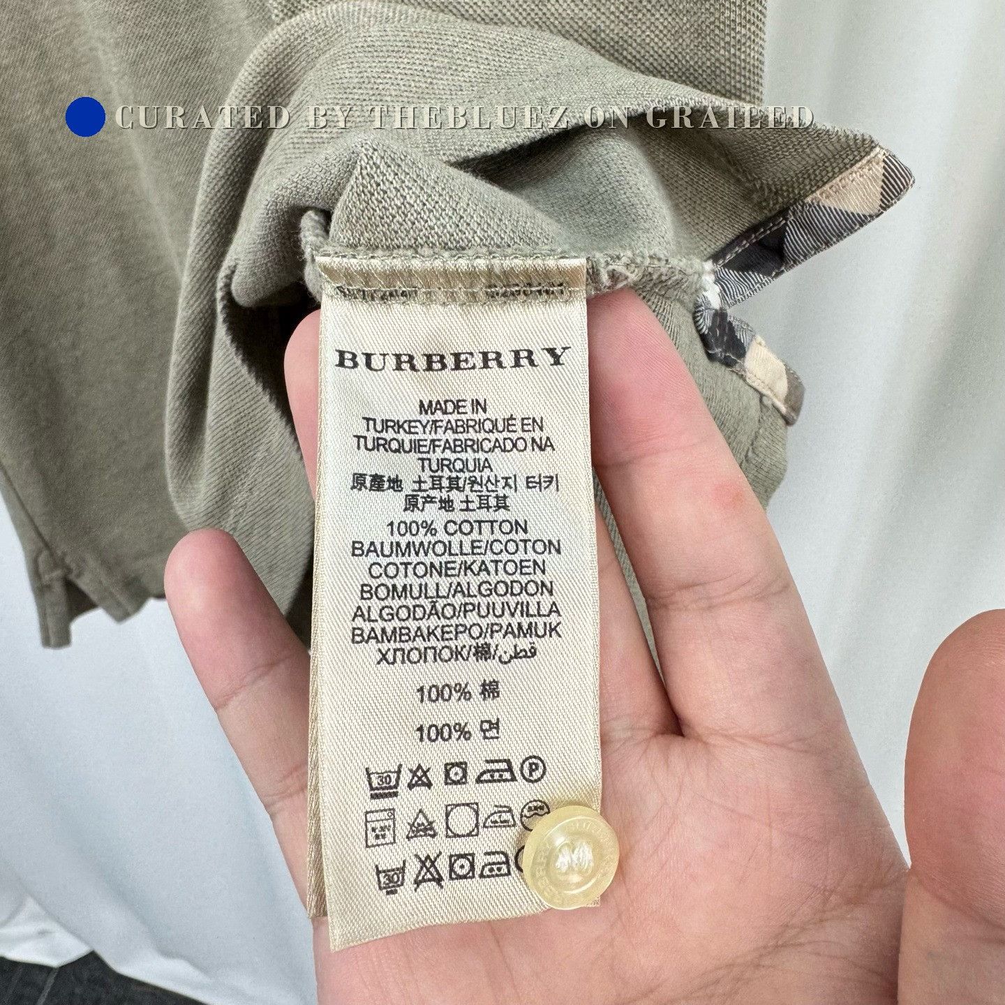 Burberry Burberry Embroidered Horse Polo Shirt Size US L / EU 52-54 / 3 - 6 Thumbnail