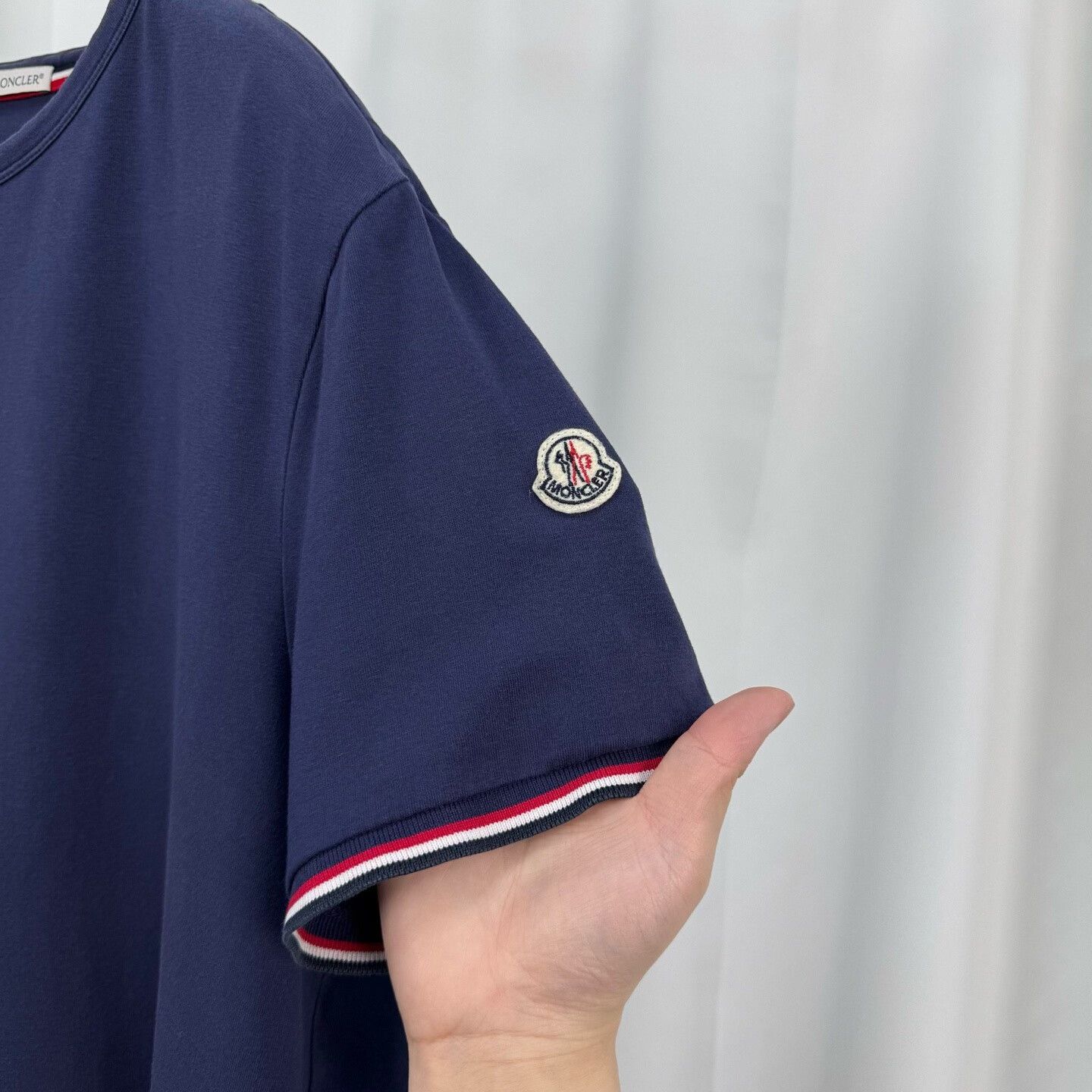 Moncler Moncler Embroidered Logo Short-Sleeve Size US XL / EU 56 / 4 - 4 Thumbnail