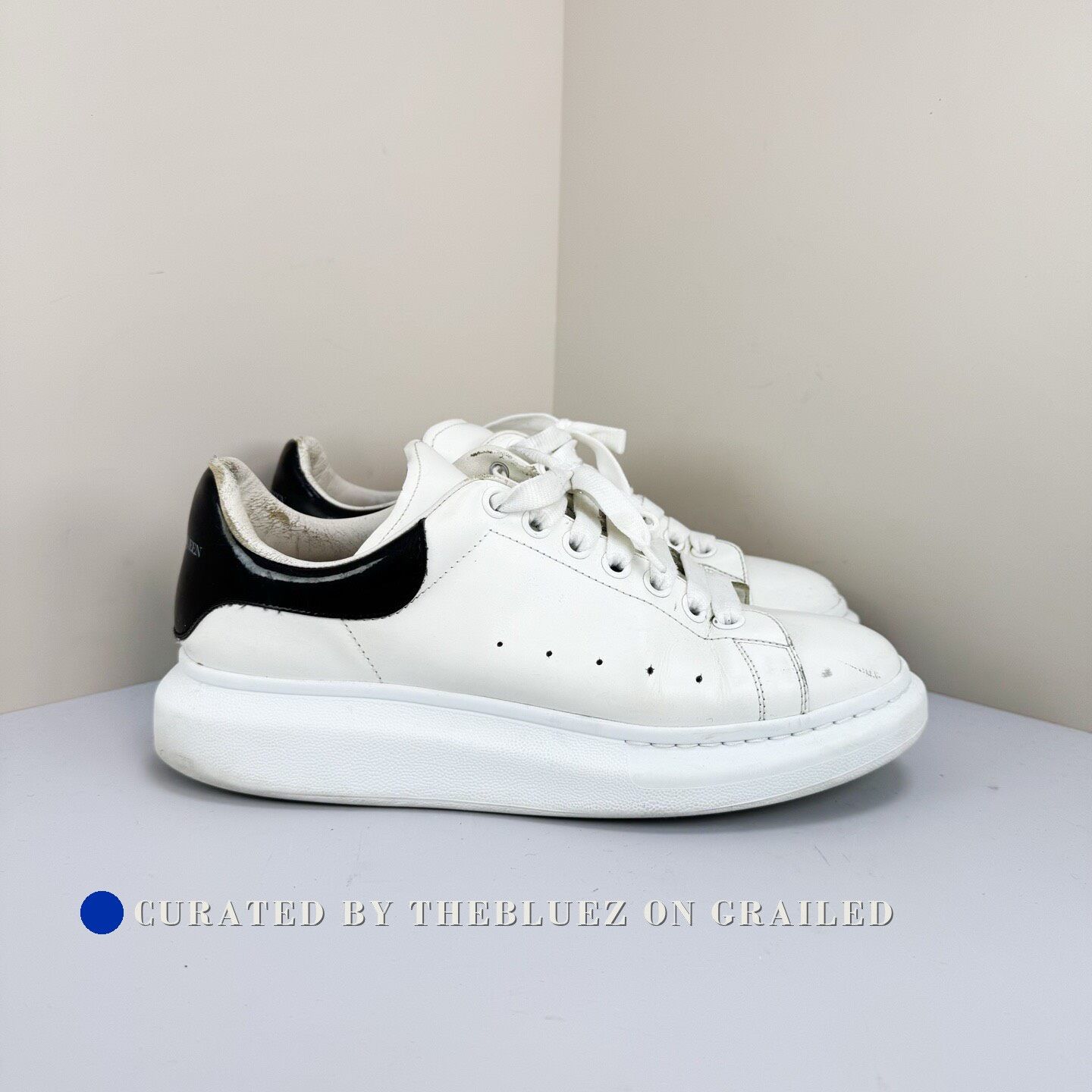 Alexander McQueen Alexander McQueen Laser Tail White Sneakers Size US 8.5 / EU 41-42 - 4 Thumbnail