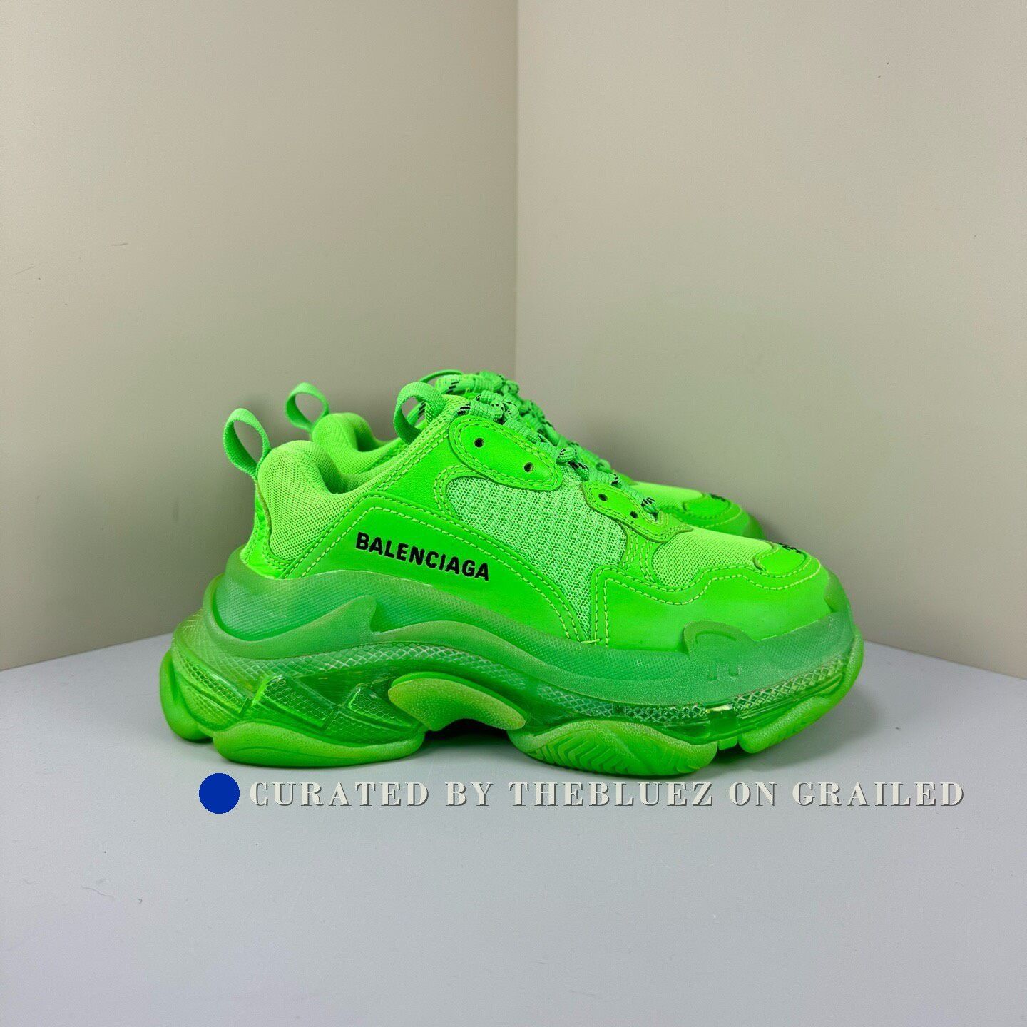Balenciaga Balenciaga Triple Green Sneakers Size US 4 / IT 34 - 4 Thumbnail
