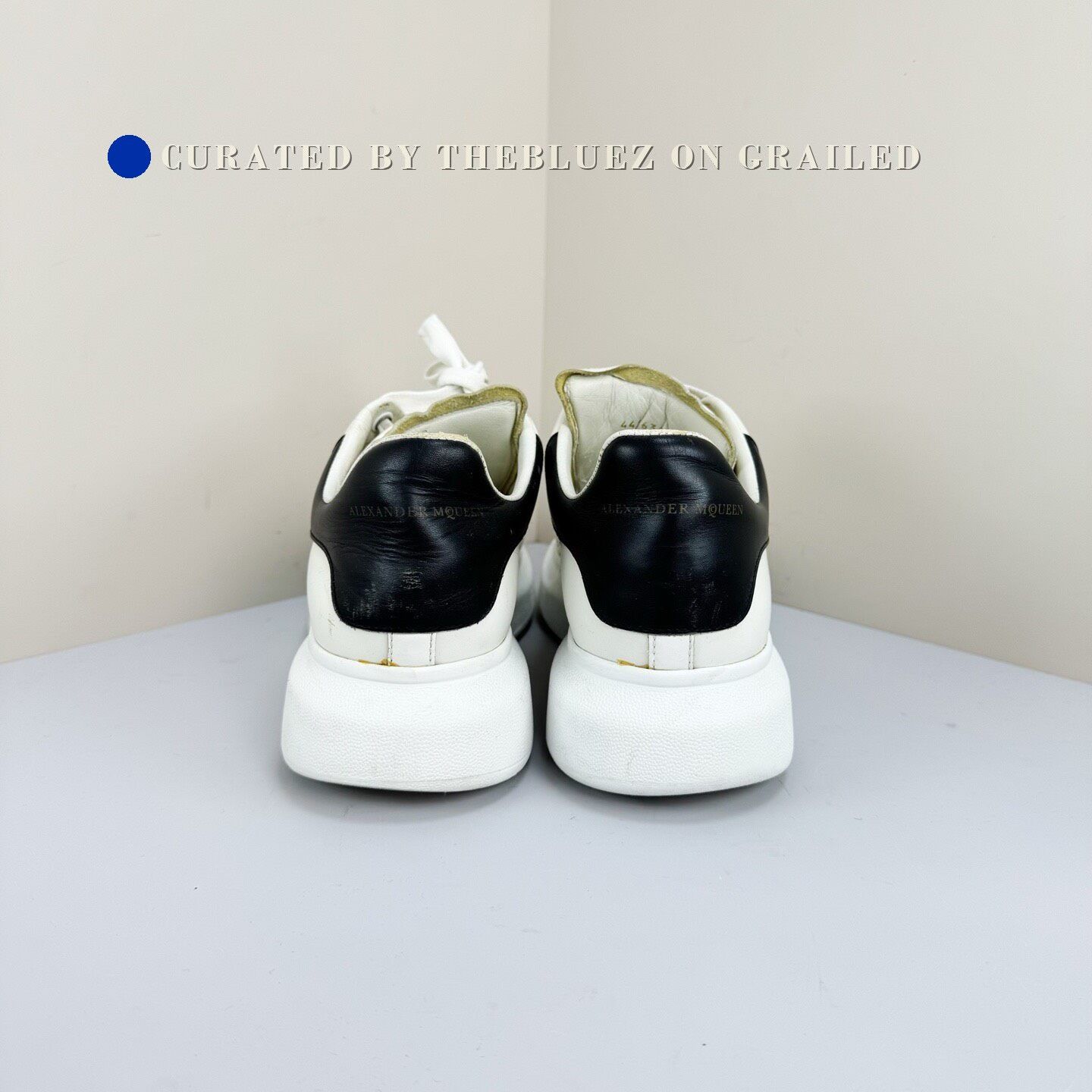 Alexander McQueen Alexander McQueen Black Tail Sneakers Size US 10 / EU 43 - 3 Thumbnail