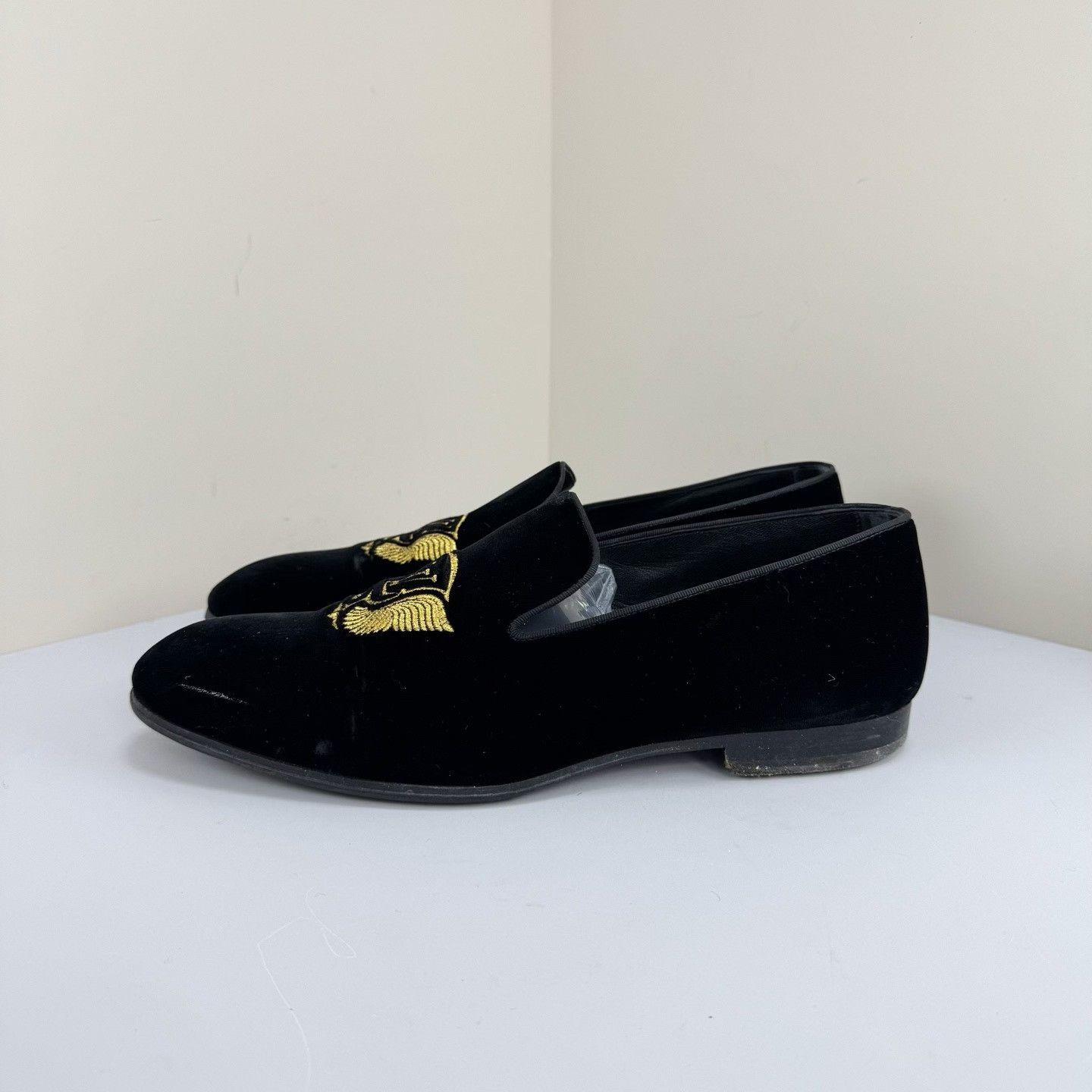 Louis Vuitton Louis Vuitton Velvet Gold Embroidery Loafers Size US 6.5 / EU 39-40 - 2 Thumbnail