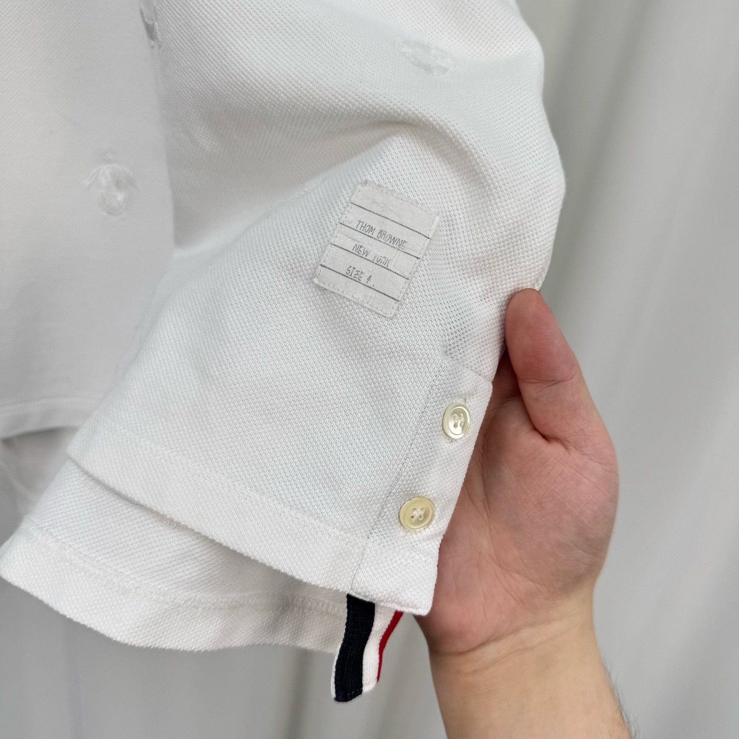Thom Browne Thom Browne Embroidered Striped Short-Sleeve Size US XL / EU 56 / 4 - 5 Thumbnail